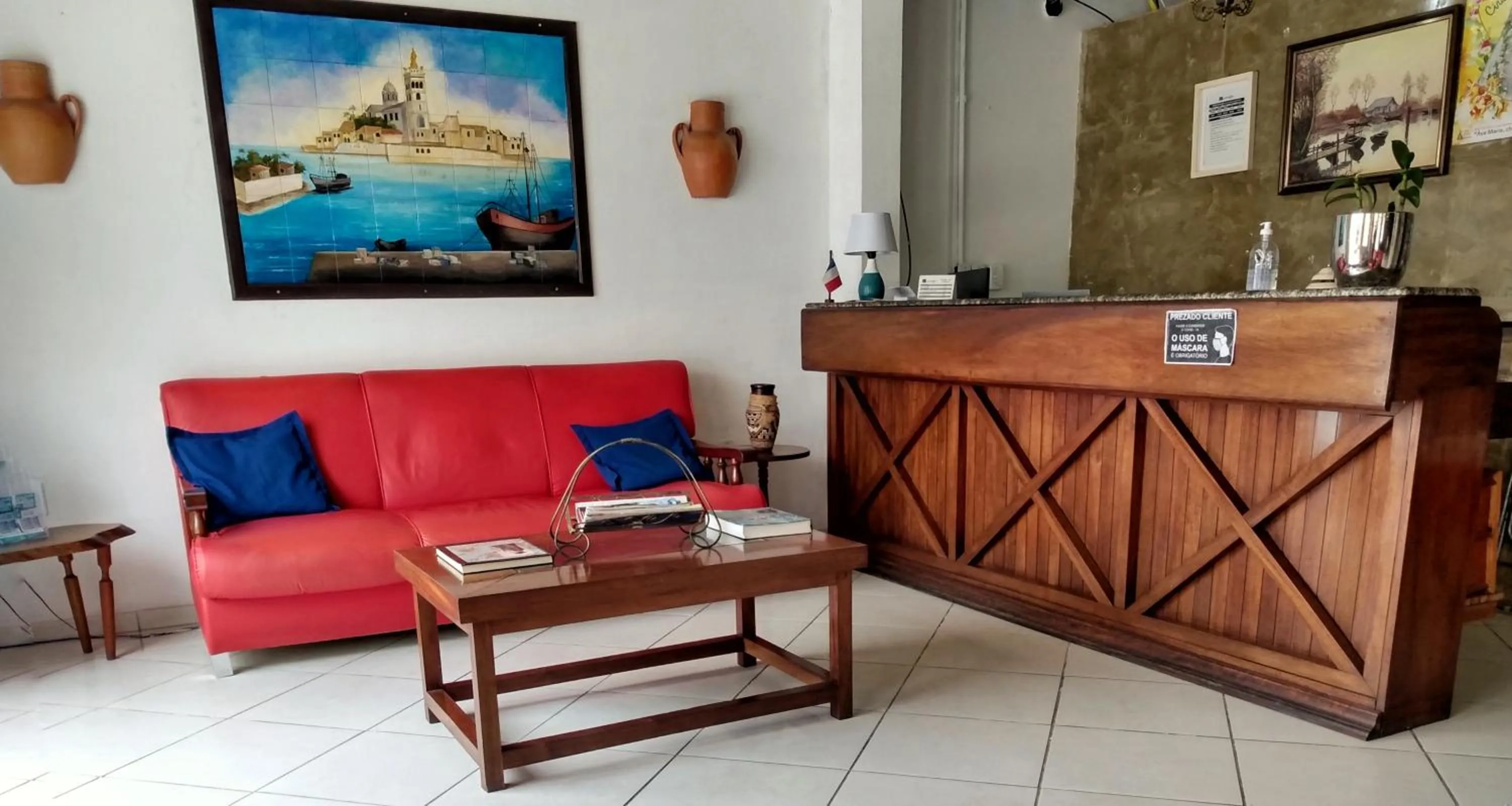 Lobby or reception in hotel le Massilia