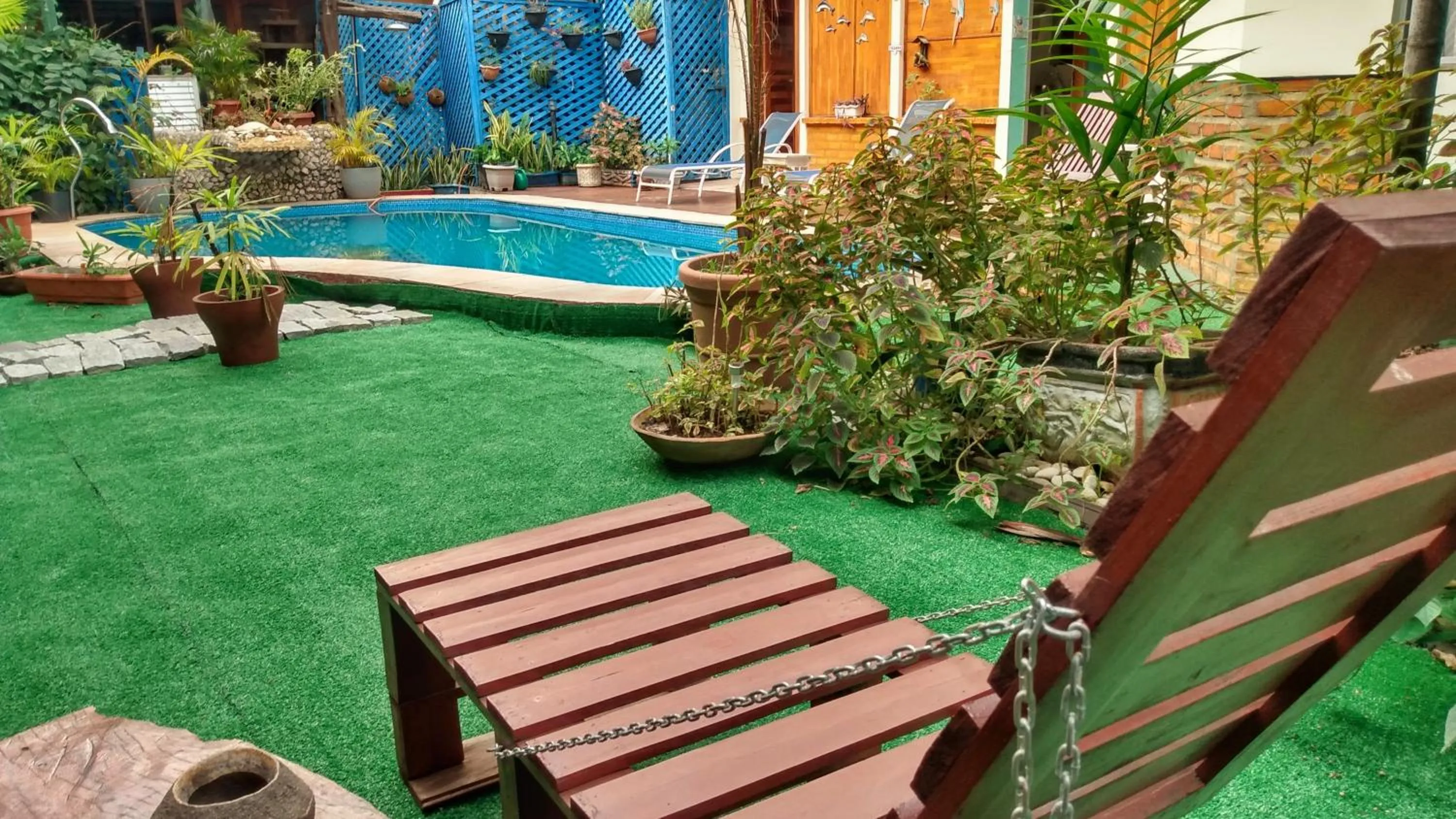 Garden in hotel le Massilia