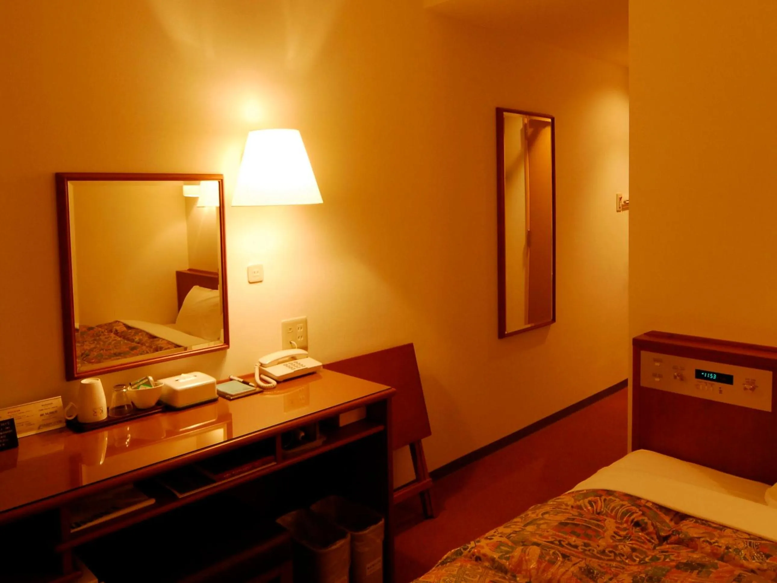 Decorative detail, Bed in Kuretake-Inn Iwata