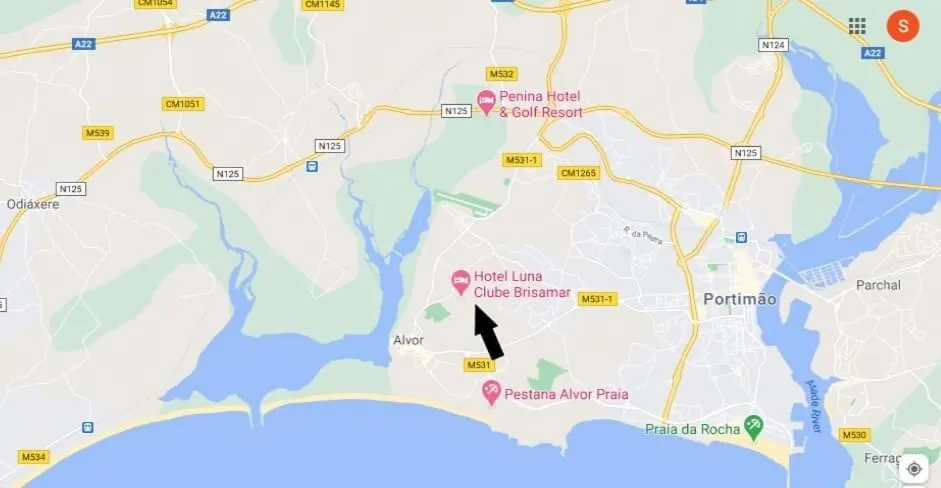 Area and facilities in Casa Dourada