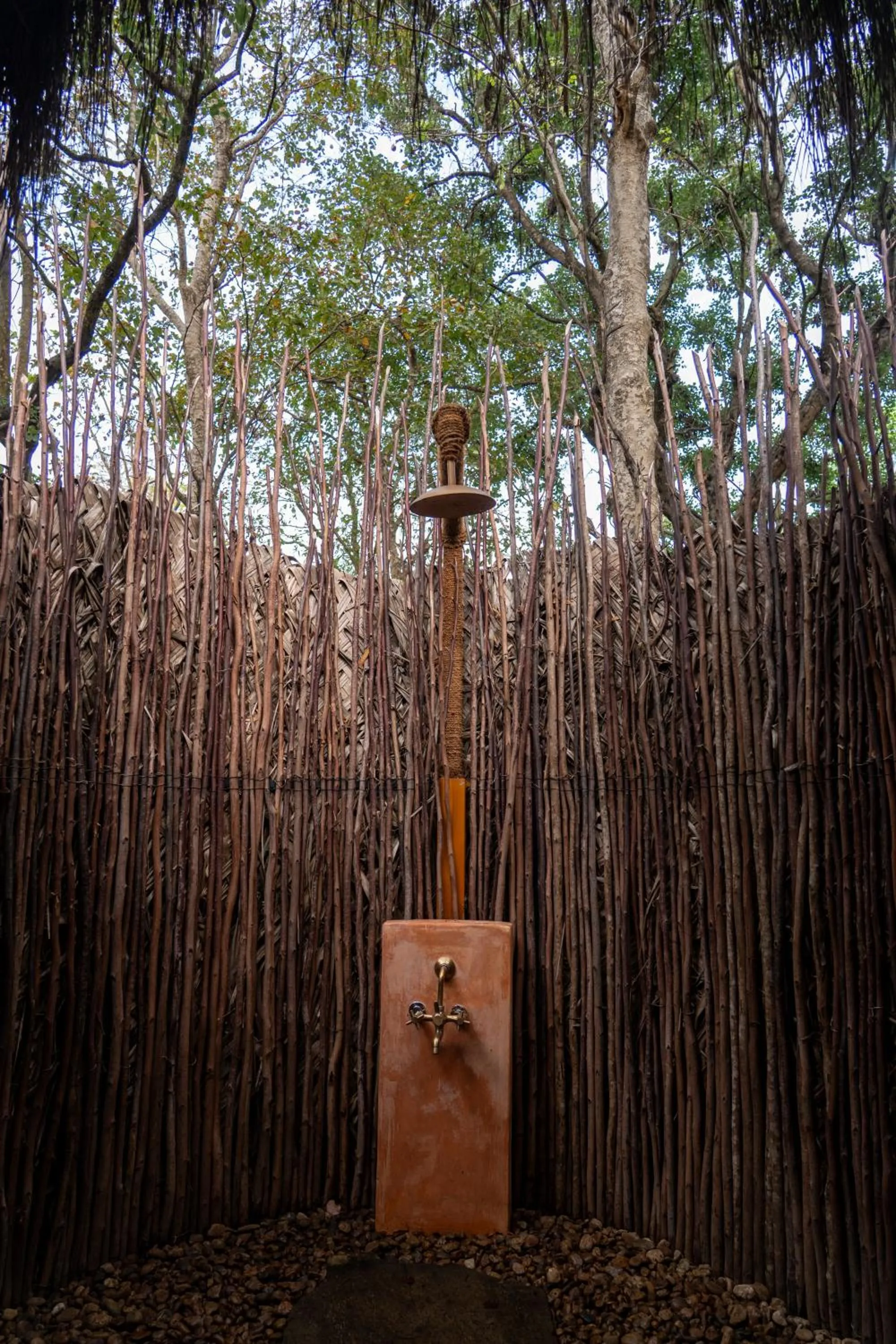 Shower in The Mudhouse Marayoor