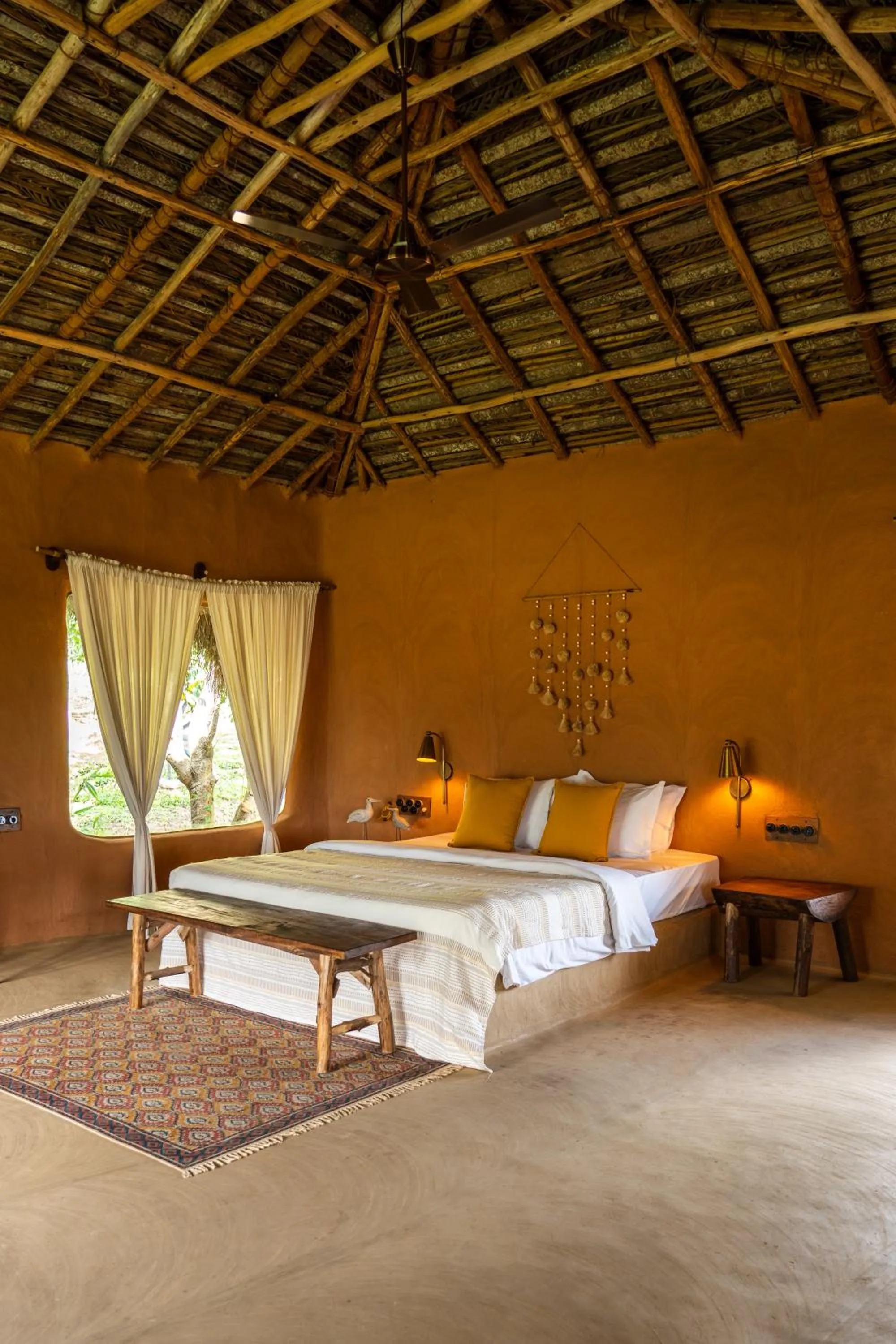 Bedroom, Bed in The Mudhouse Marayoor