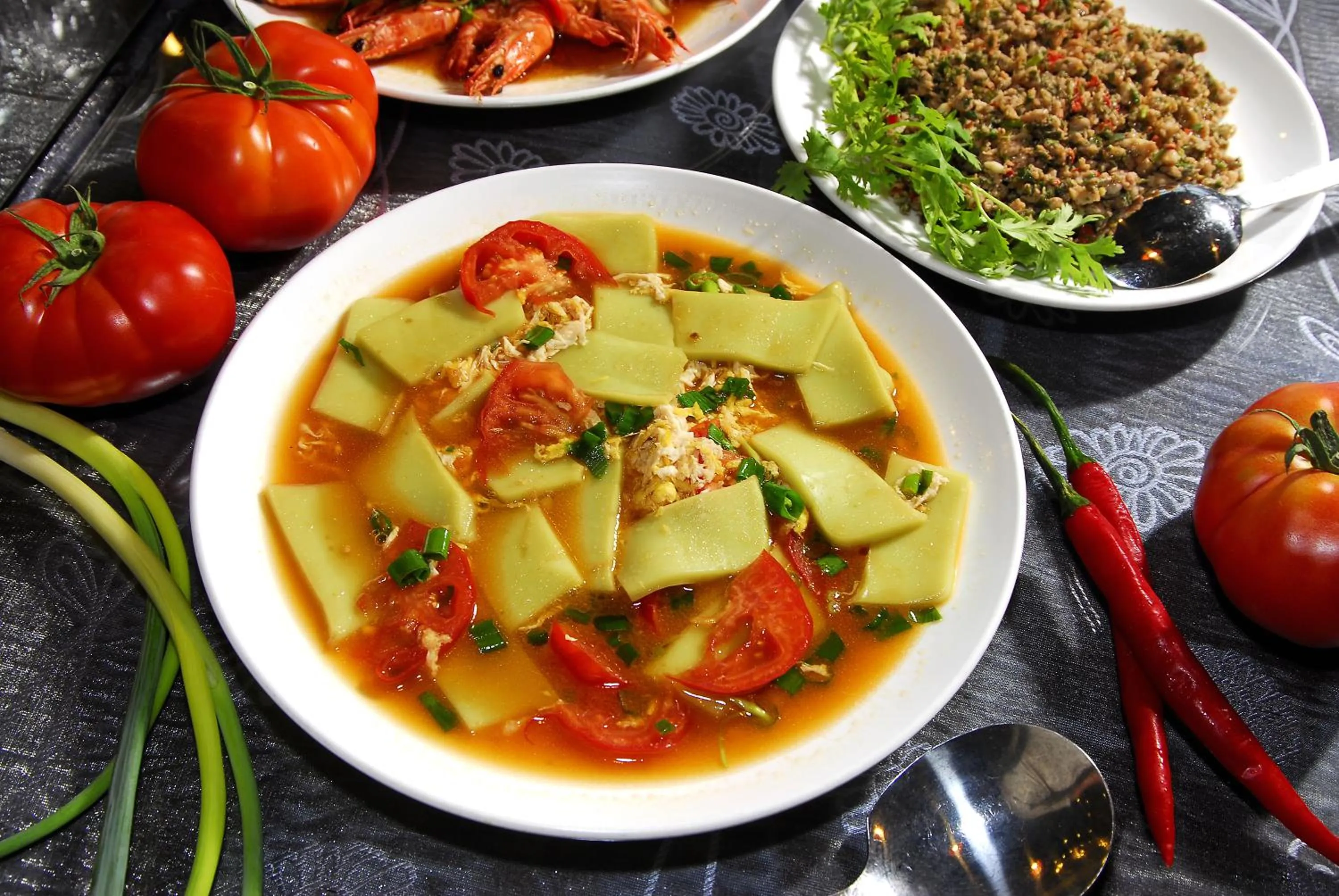 Food close-up in Yun Wu B&B