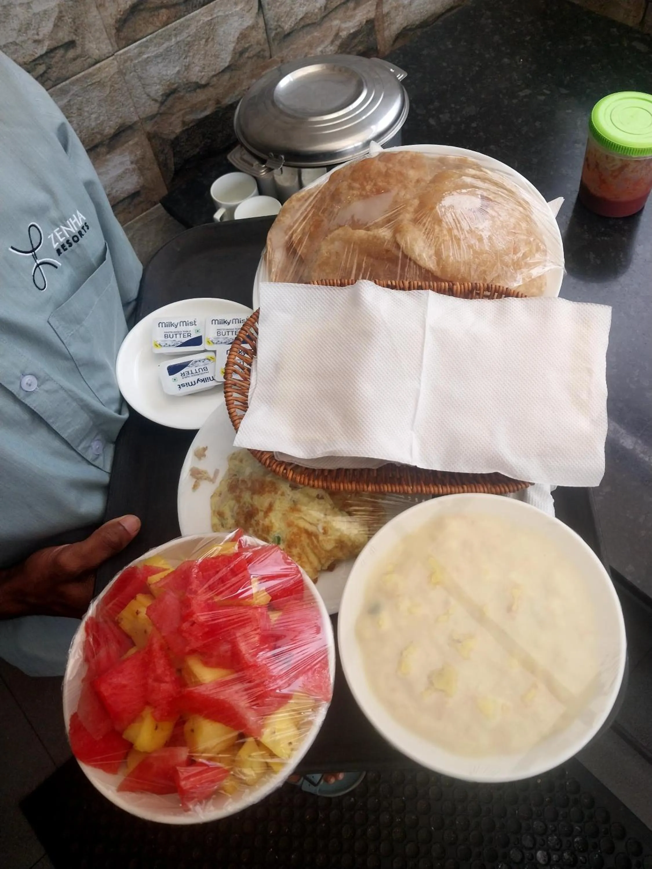 Breakfast in Zenha Resorts