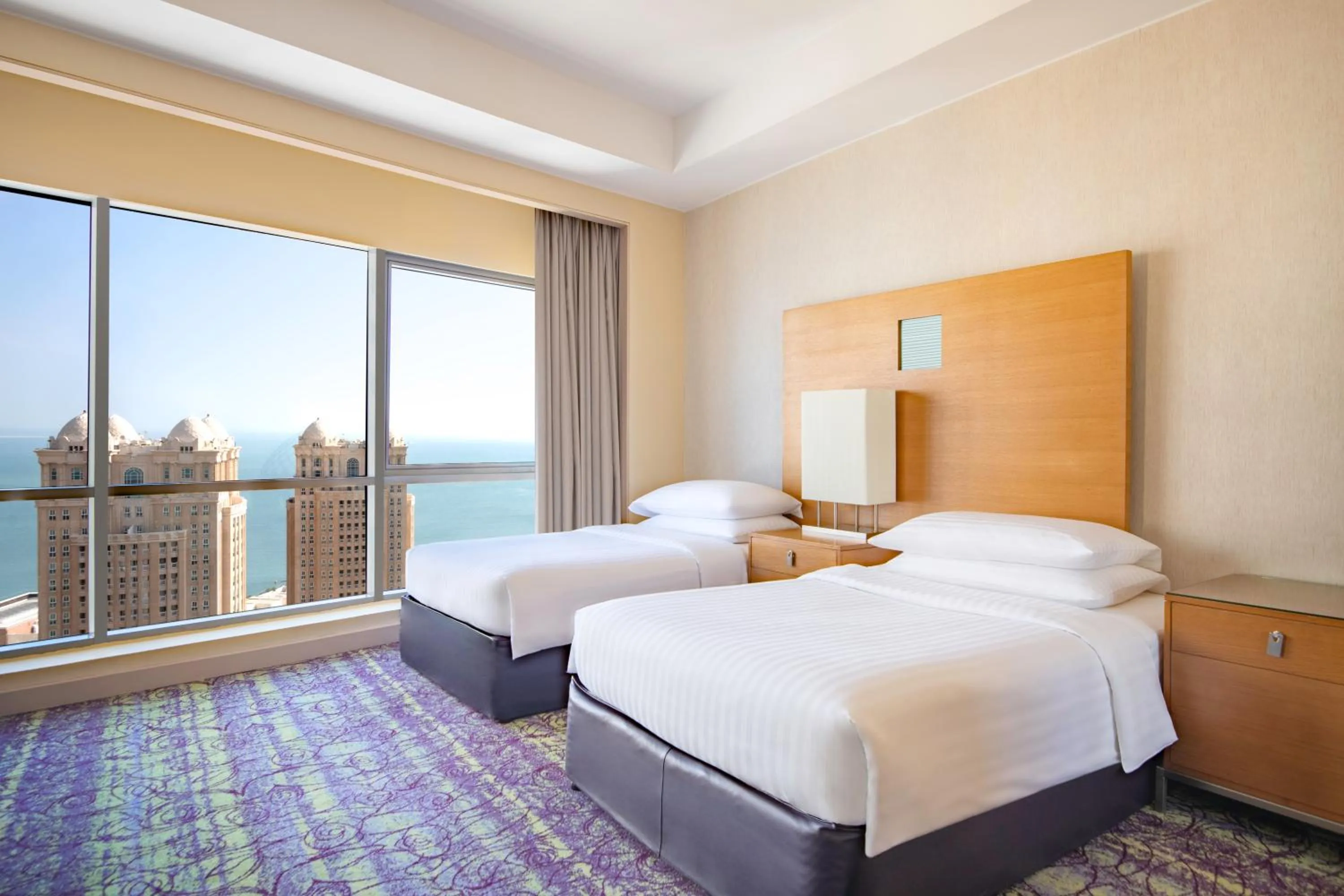 Bed in Qabila Westbay Hotel