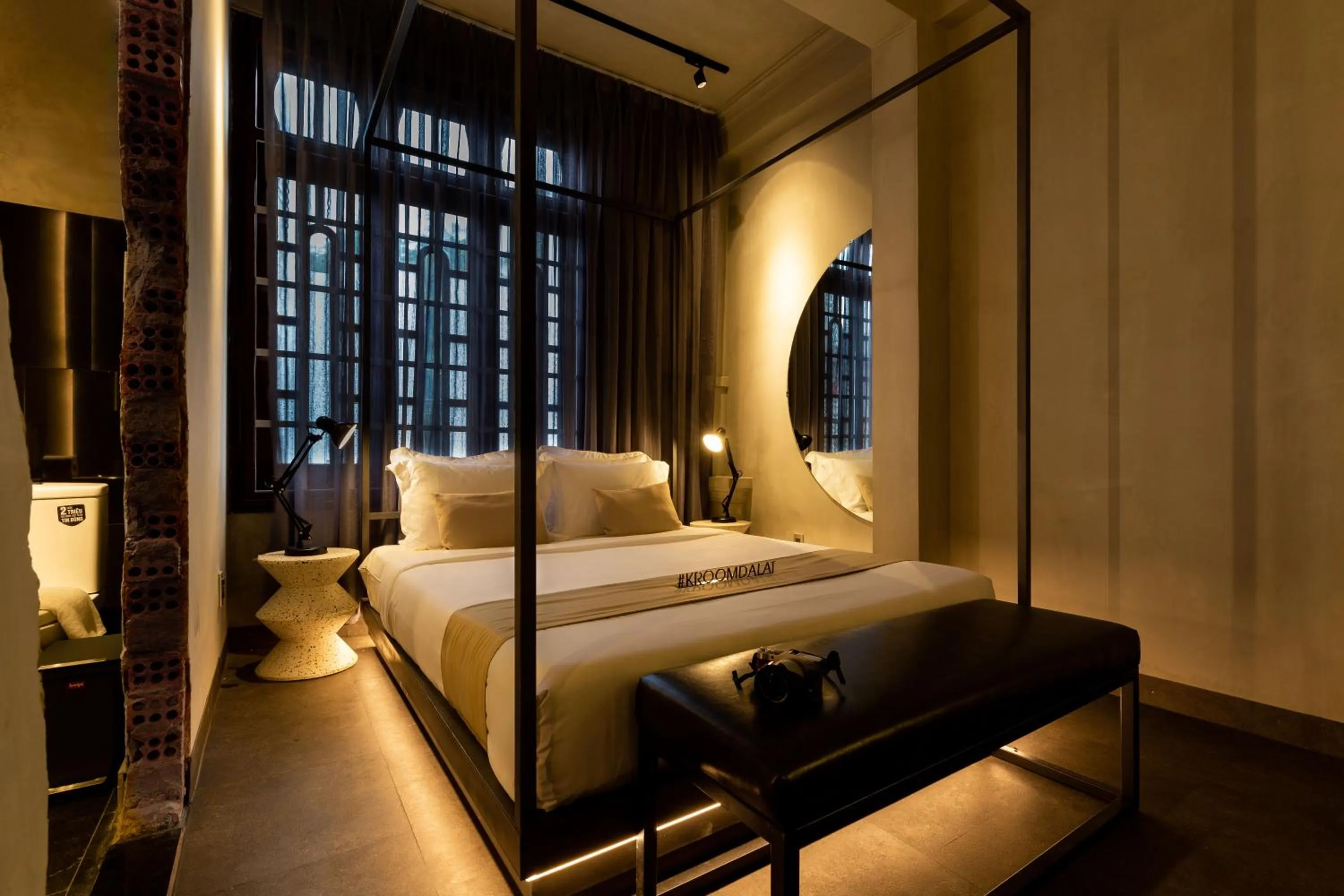 Bedroom in Blue Fingers KRoom Dalat