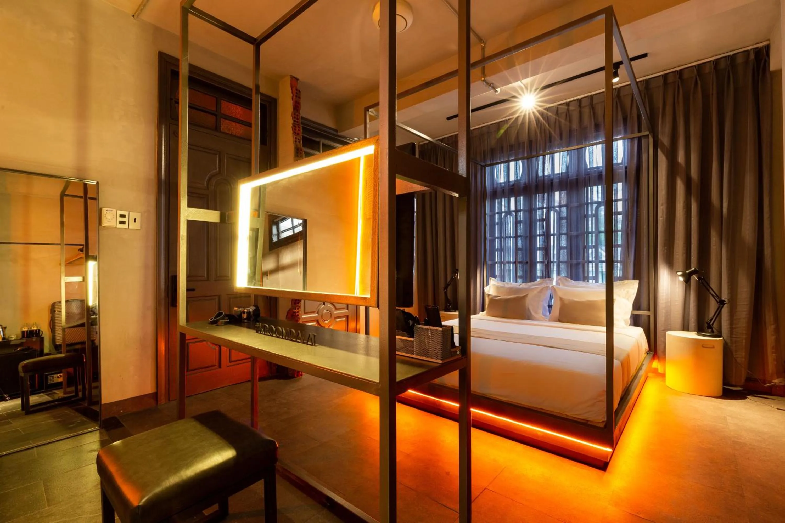 Living room in Blue Fingers KRoom Dalat