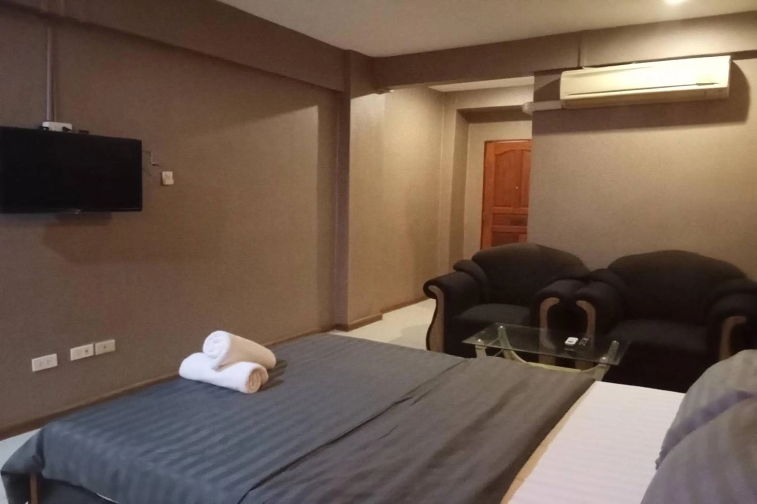 Bed in 41BKK Hotel Rama9