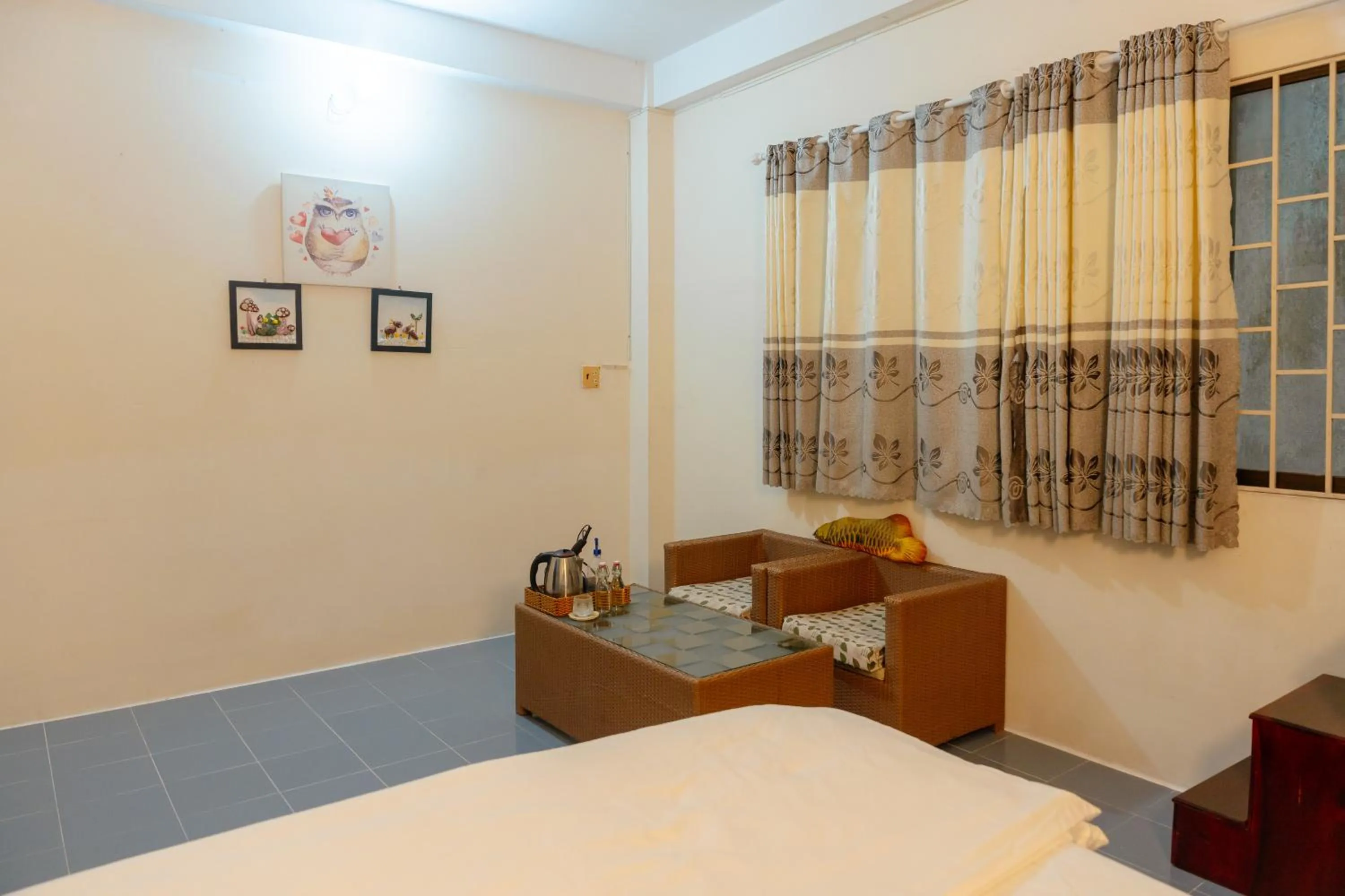 furniture, Bed in Bụi Hostel - Ferry to Rạch Giá