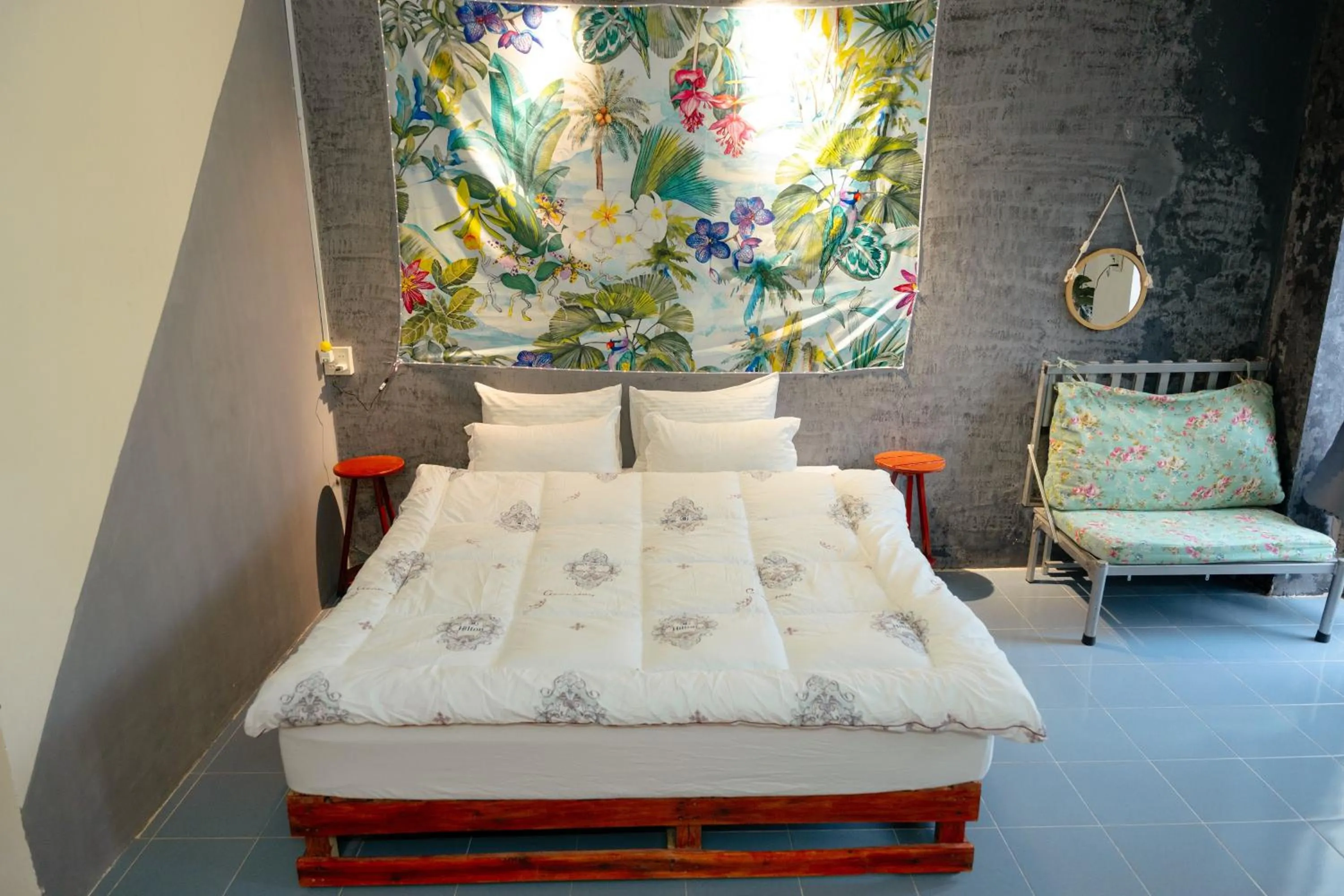 Bedroom, Bed in Bụi Hostel - Ferry to Rạch Giá