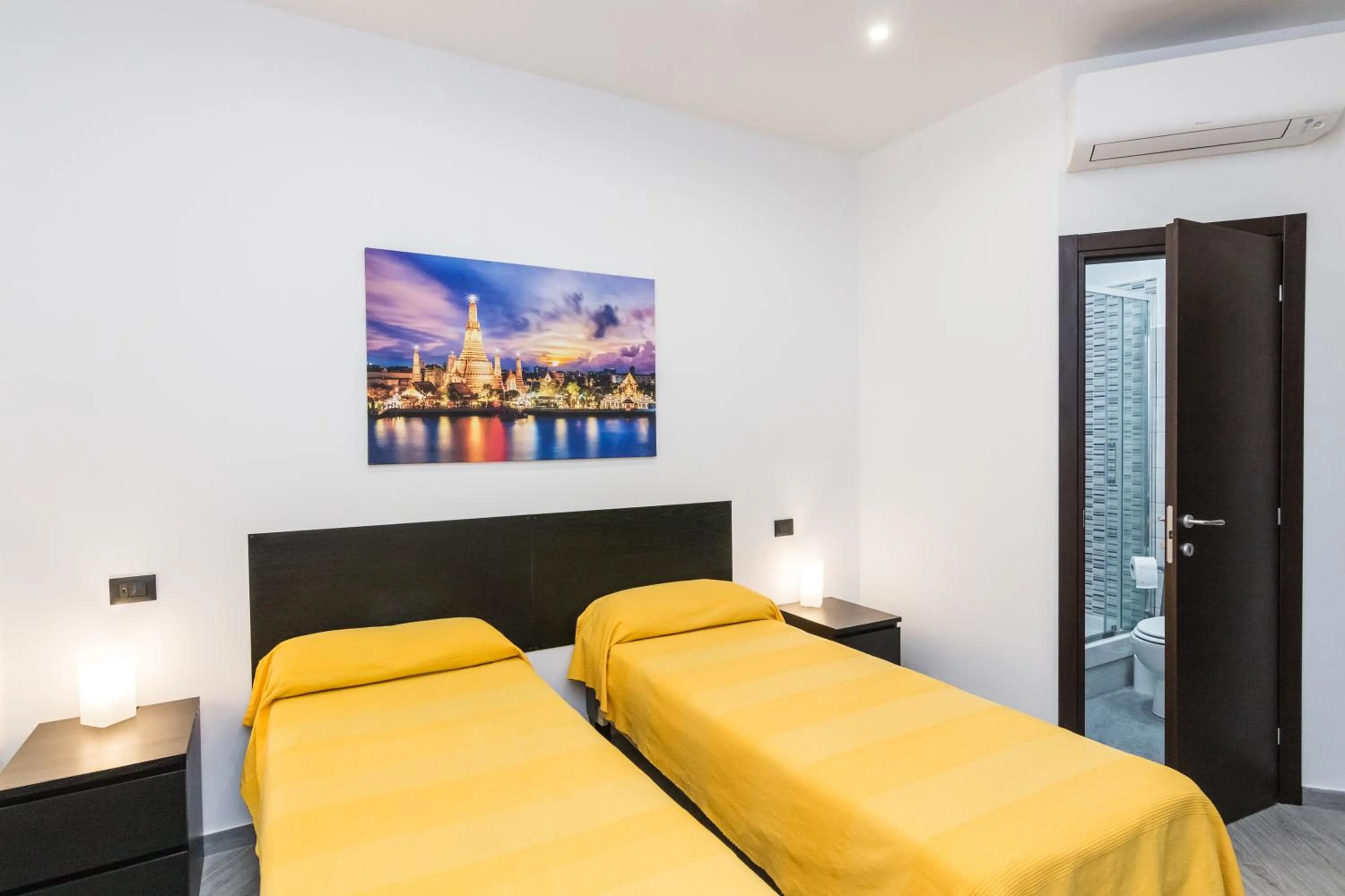 Bed in Il mondo in una stanza