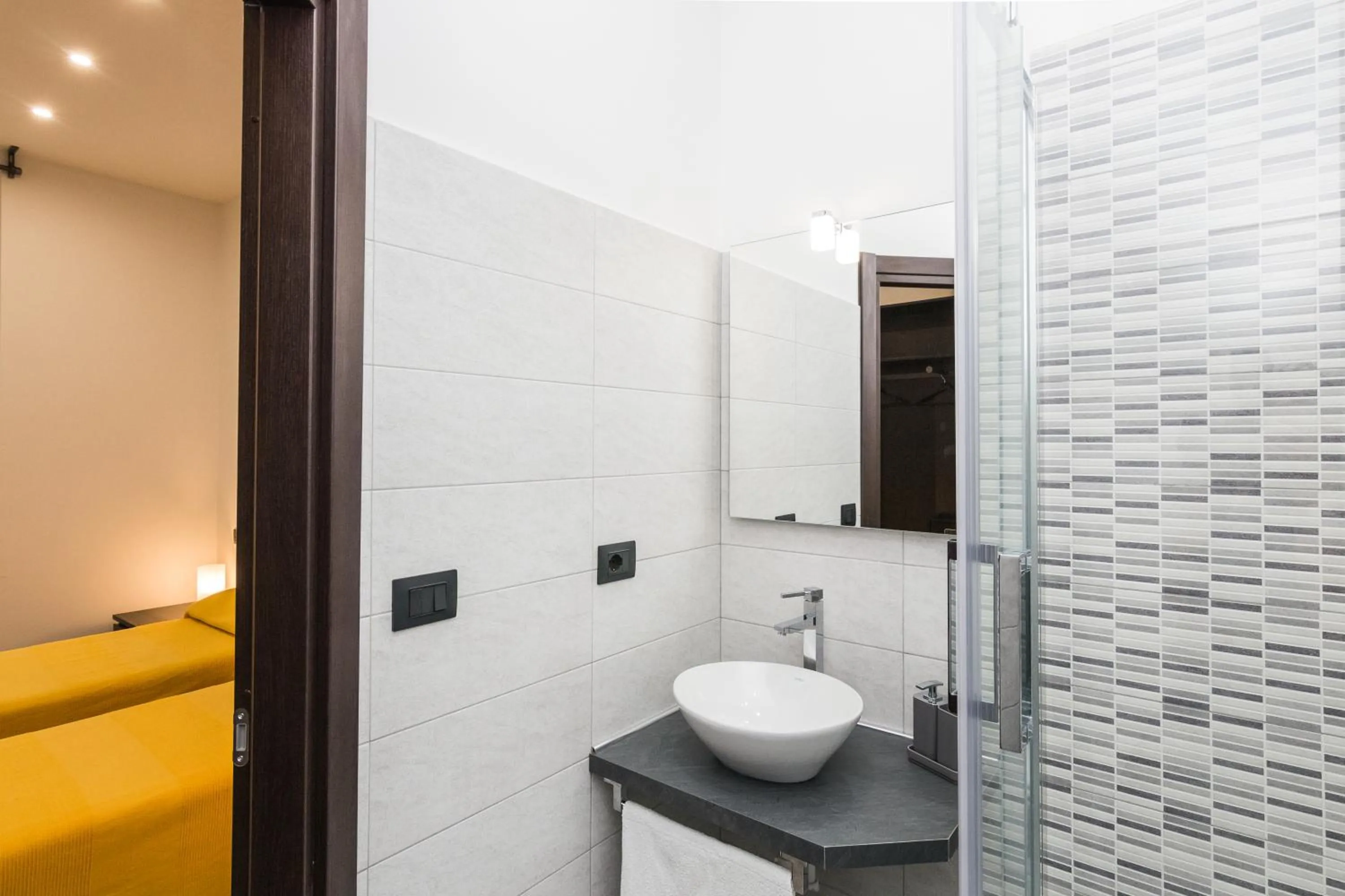 Bathroom in Il mondo in una stanza