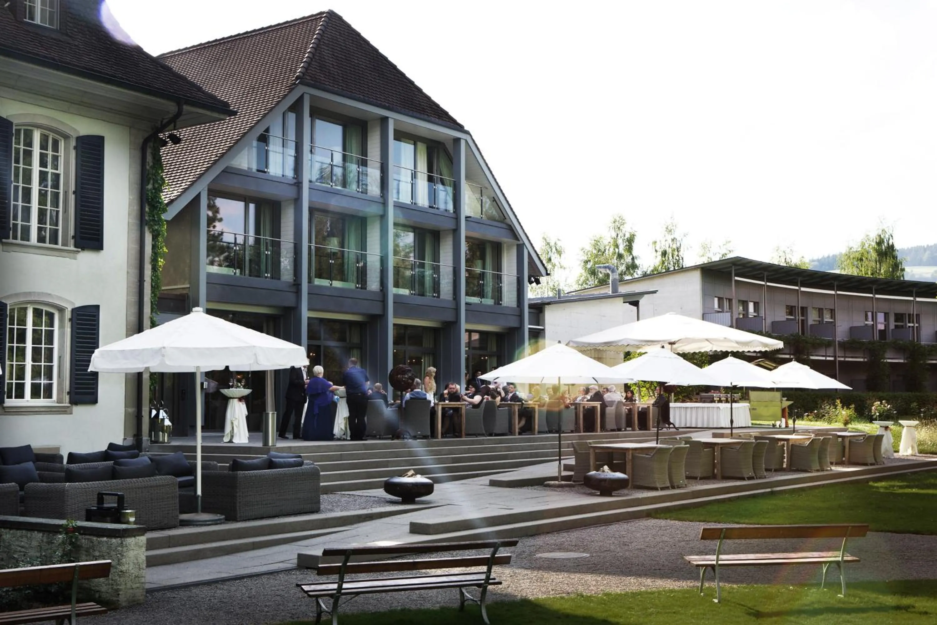 Facade/entrance in Hotel Schloss Hünigen
