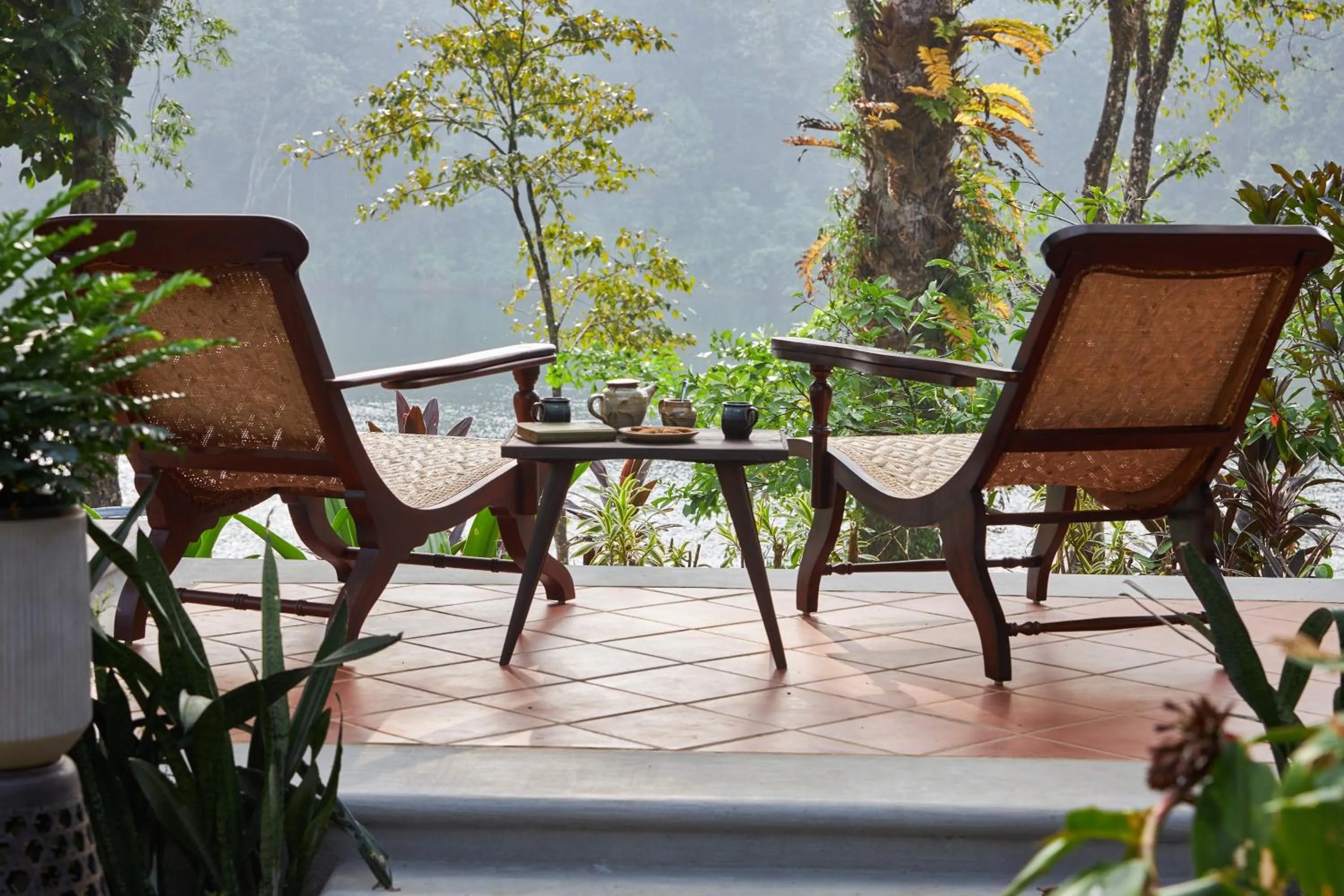 Balcony/Terrace in Periyar River Lodge