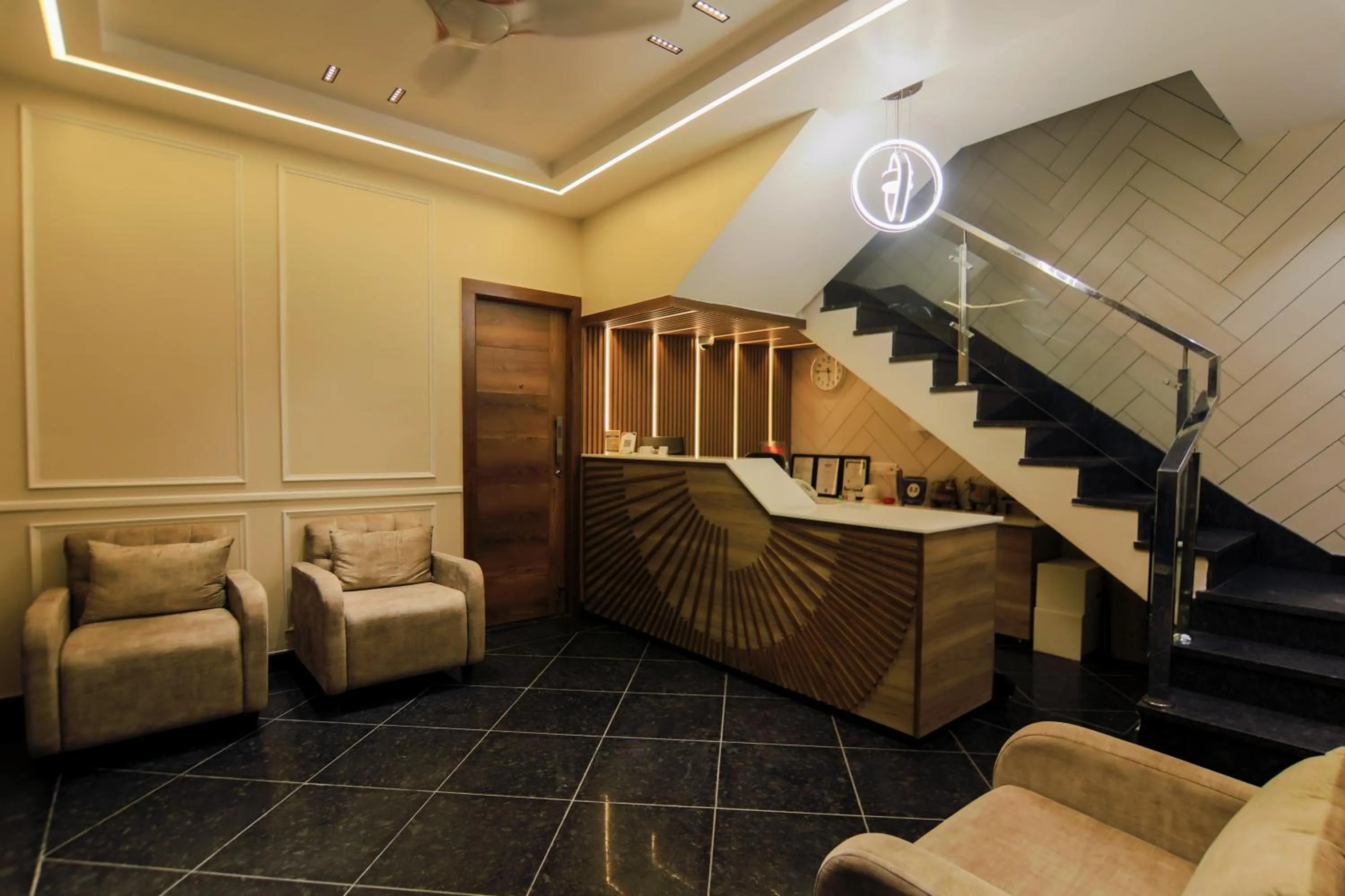 Lobby or reception in Vashishth Guest House