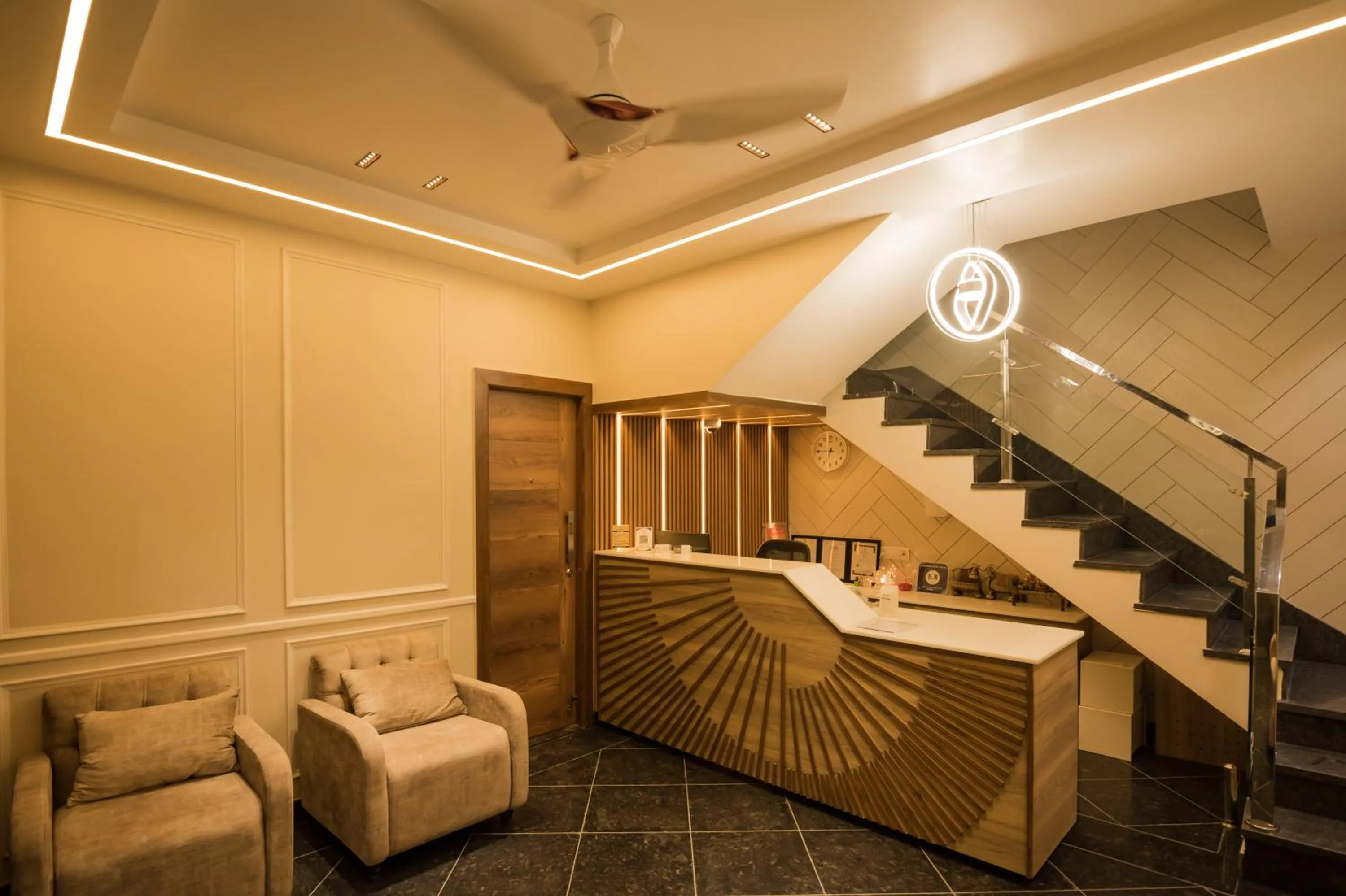 Lobby or reception in Vashishth Guest House