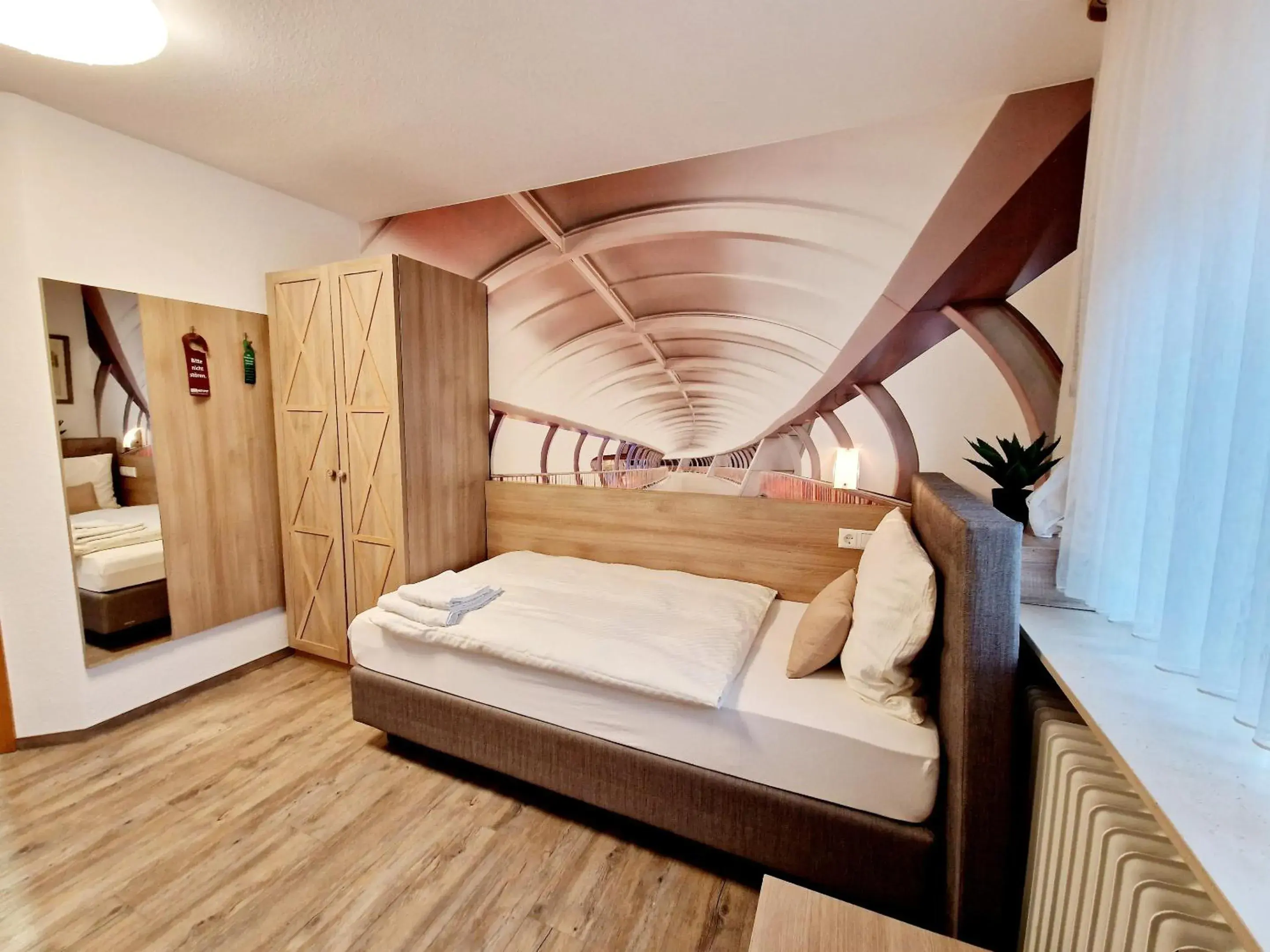 Twin Room with Private Bathroom in Hotel Rheintal Twin Room with Private Bathroom in Hotel Rheintal