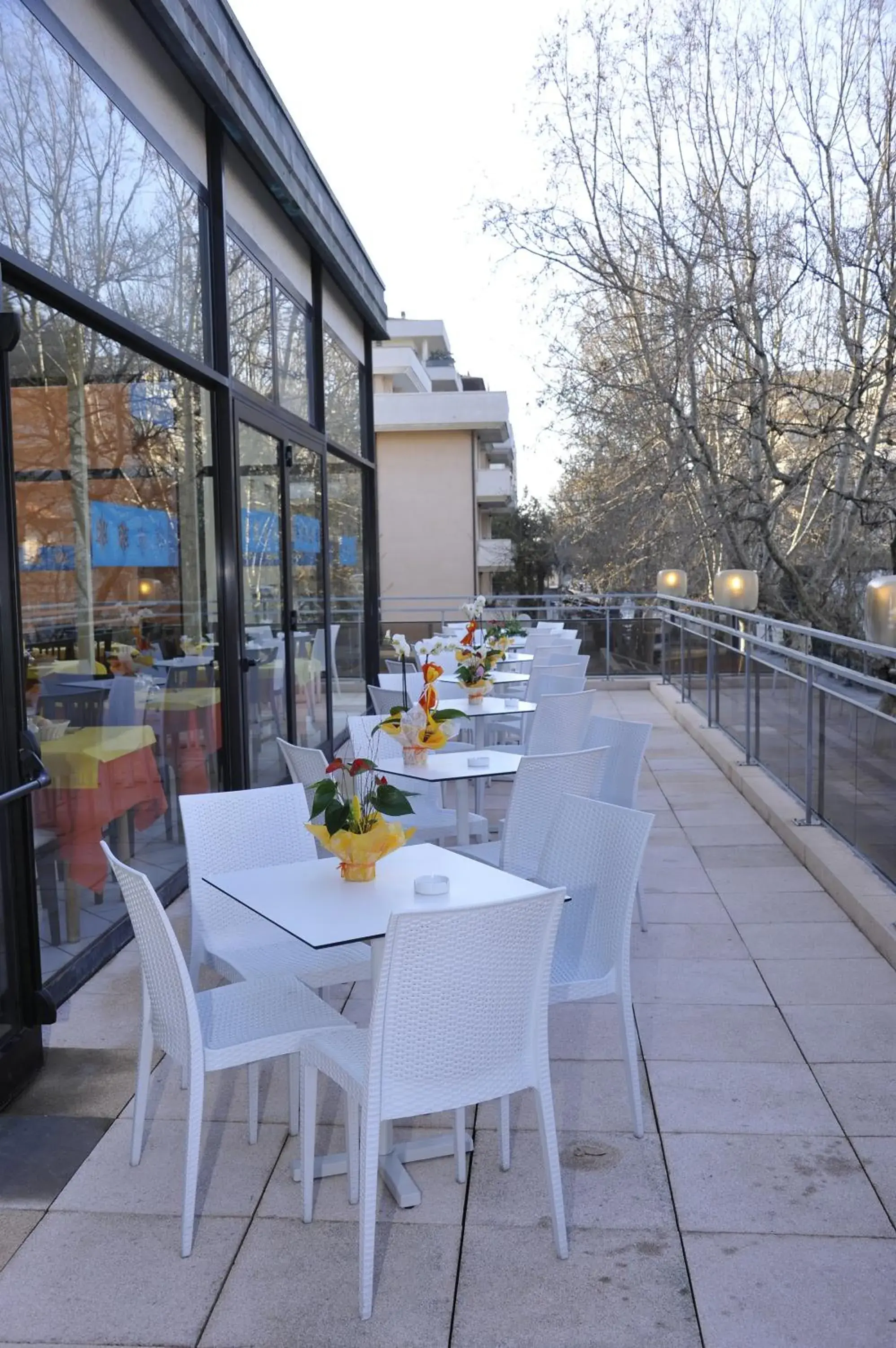 Balcony/Terrace, Restaurant/Places to Eat in Hotel Fantasy