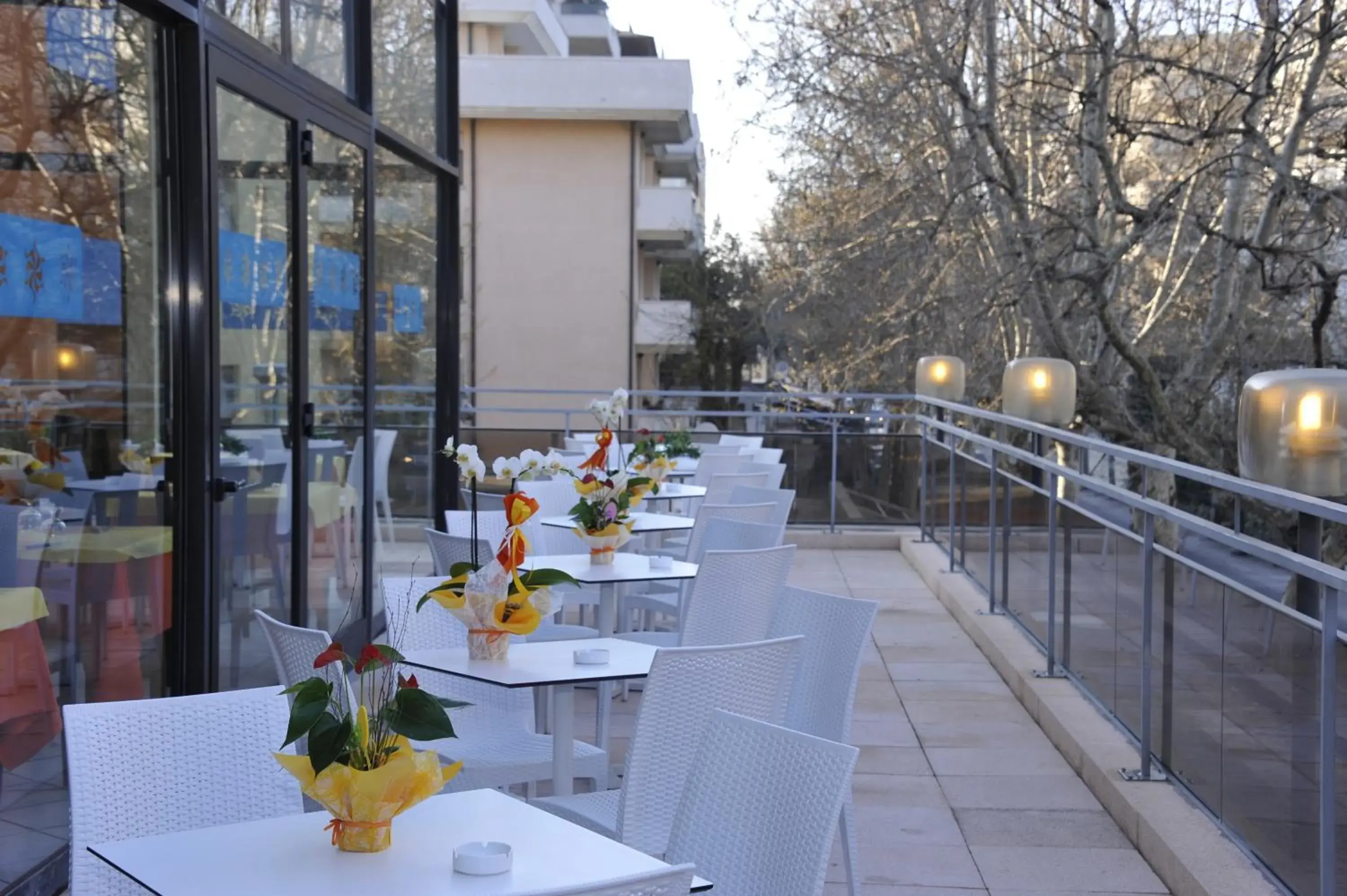 Balcony/Terrace, Restaurant/Places to Eat in Hotel Fantasy