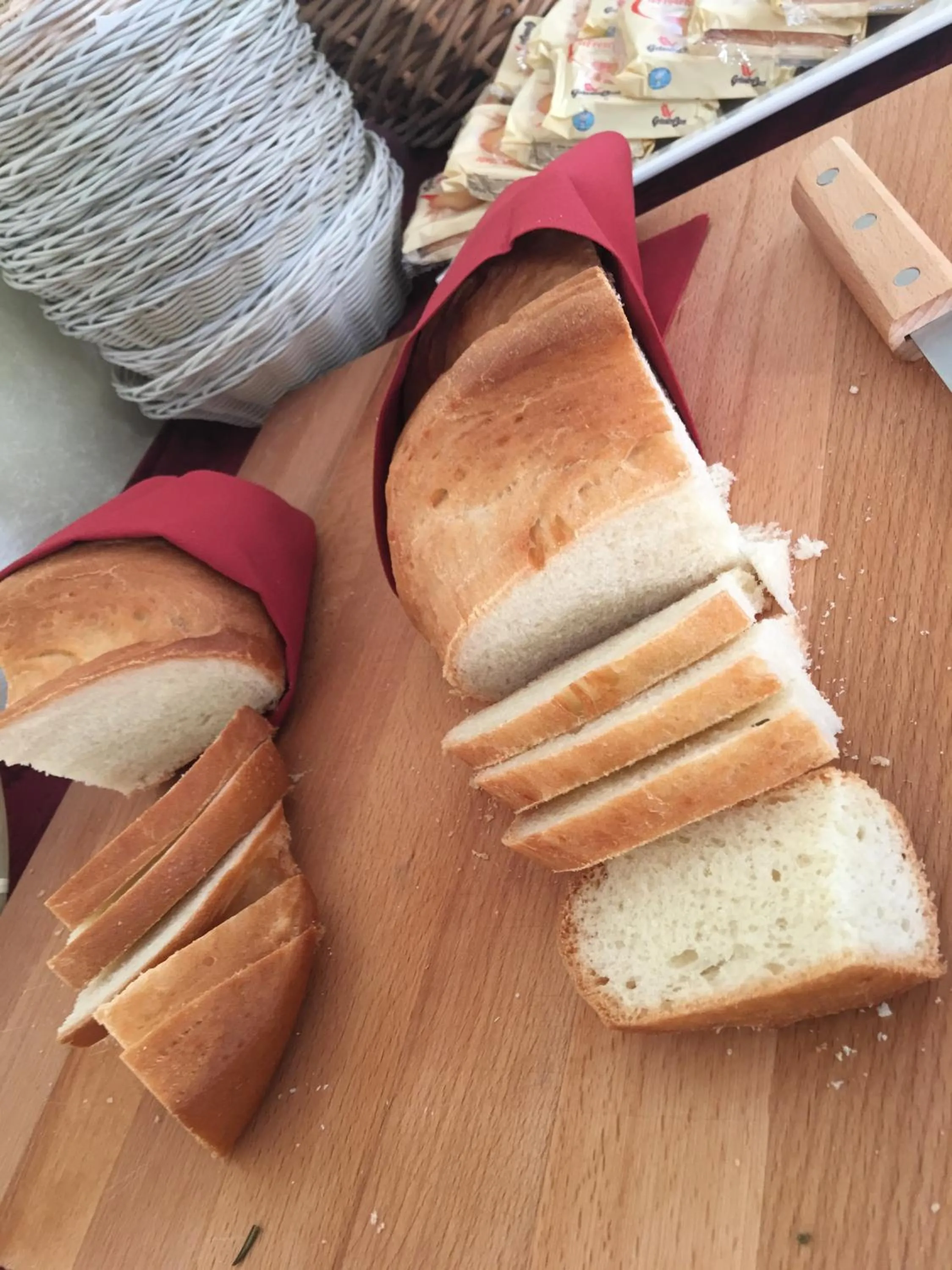 Italian breakfast in Hotel Fantasy