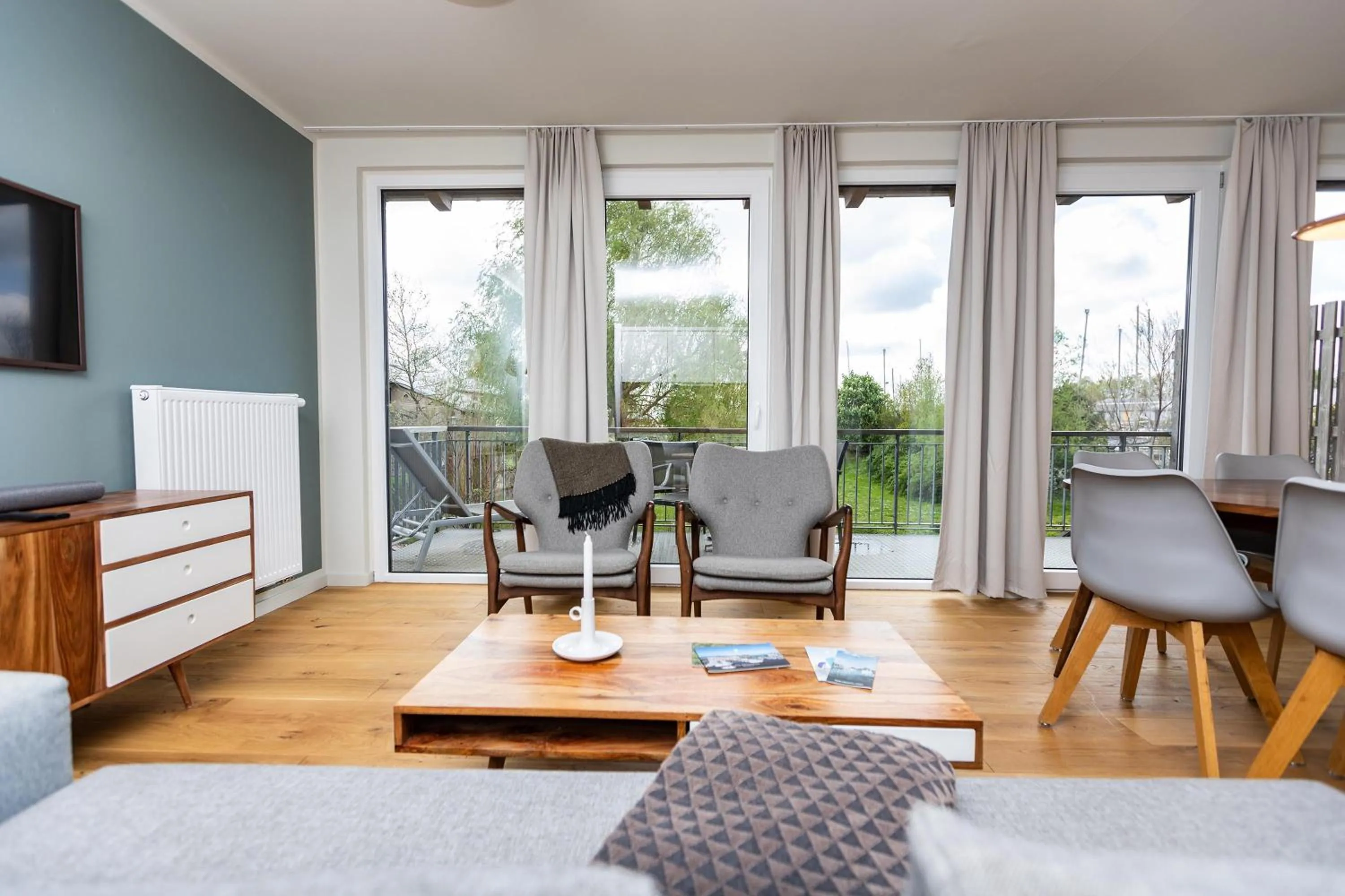 Living room in Im-Jaich Wasserferienwelt