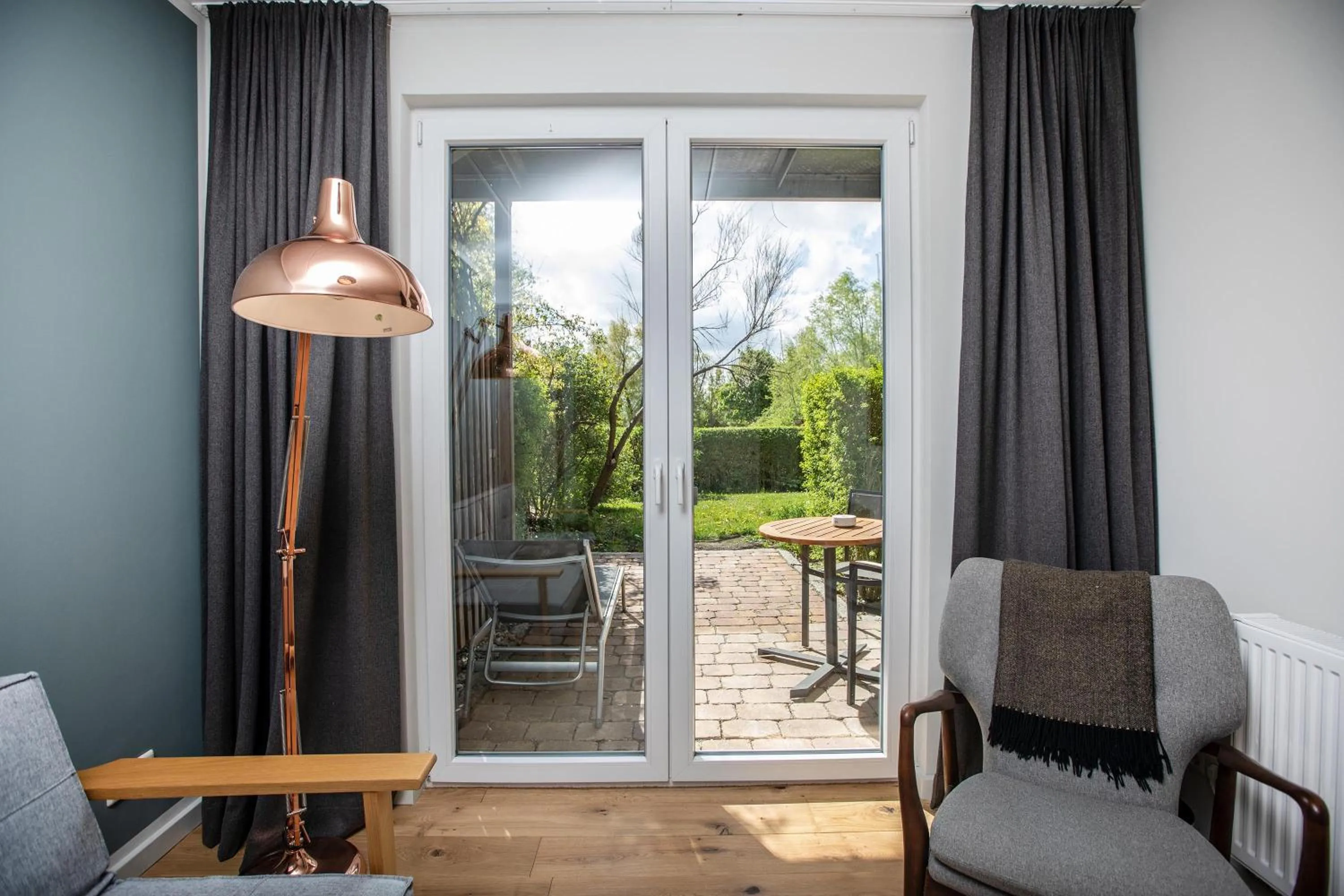 Balcony/Terrace in Im-Jaich Wasserferienwelt