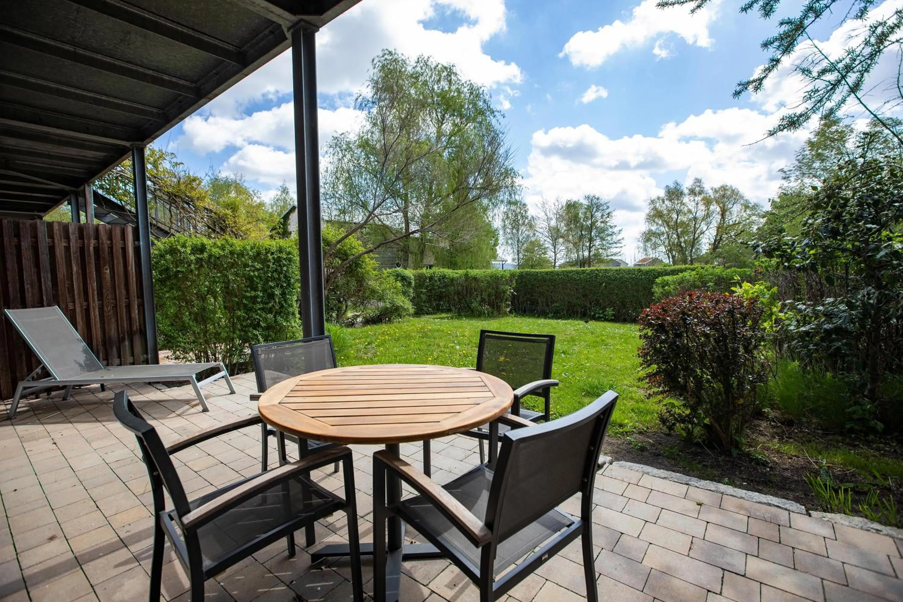 Balcony/Terrace in Im-Jaich Wasserferienwelt