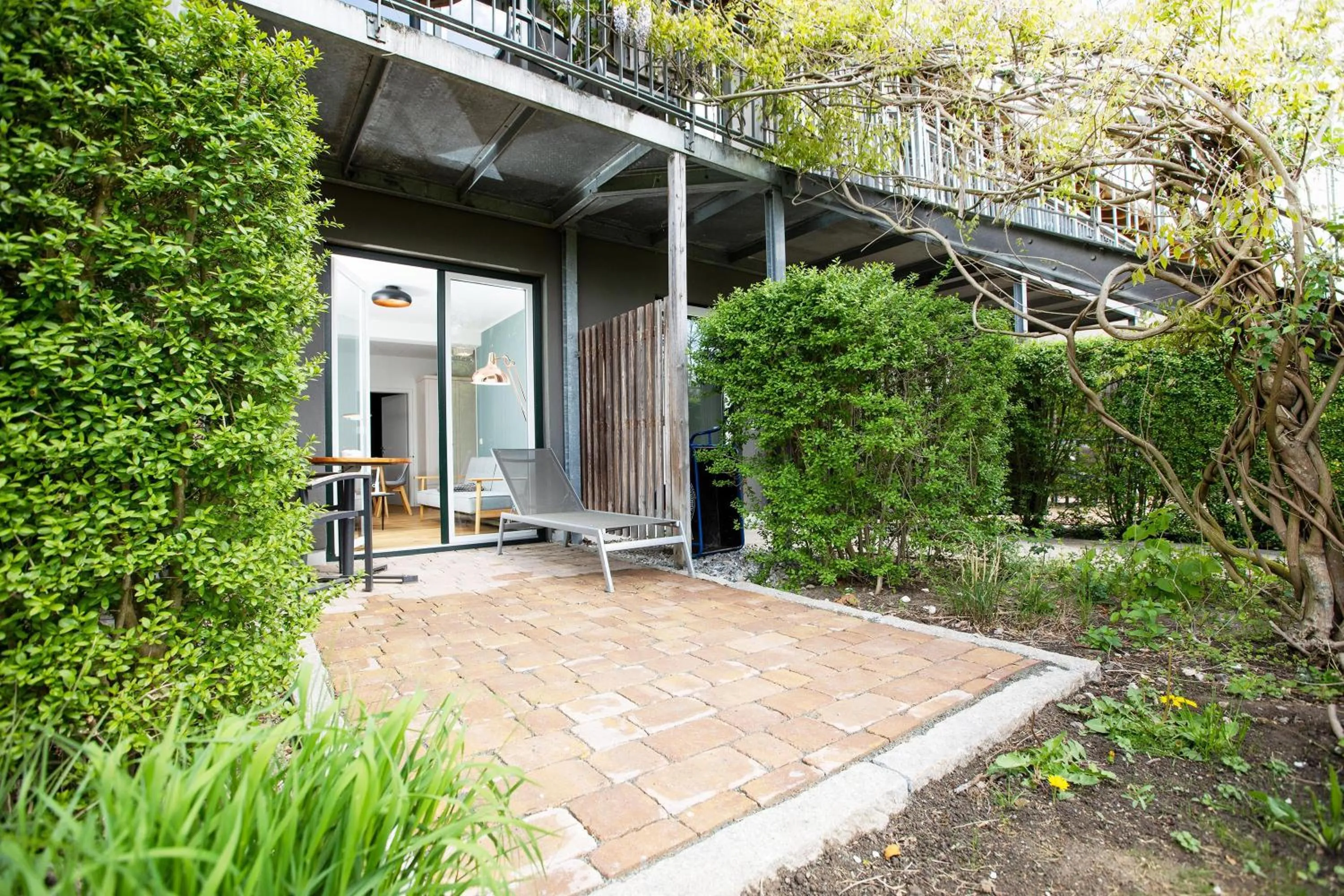 Balcony/Terrace in Im-Jaich Wasserferienwelt