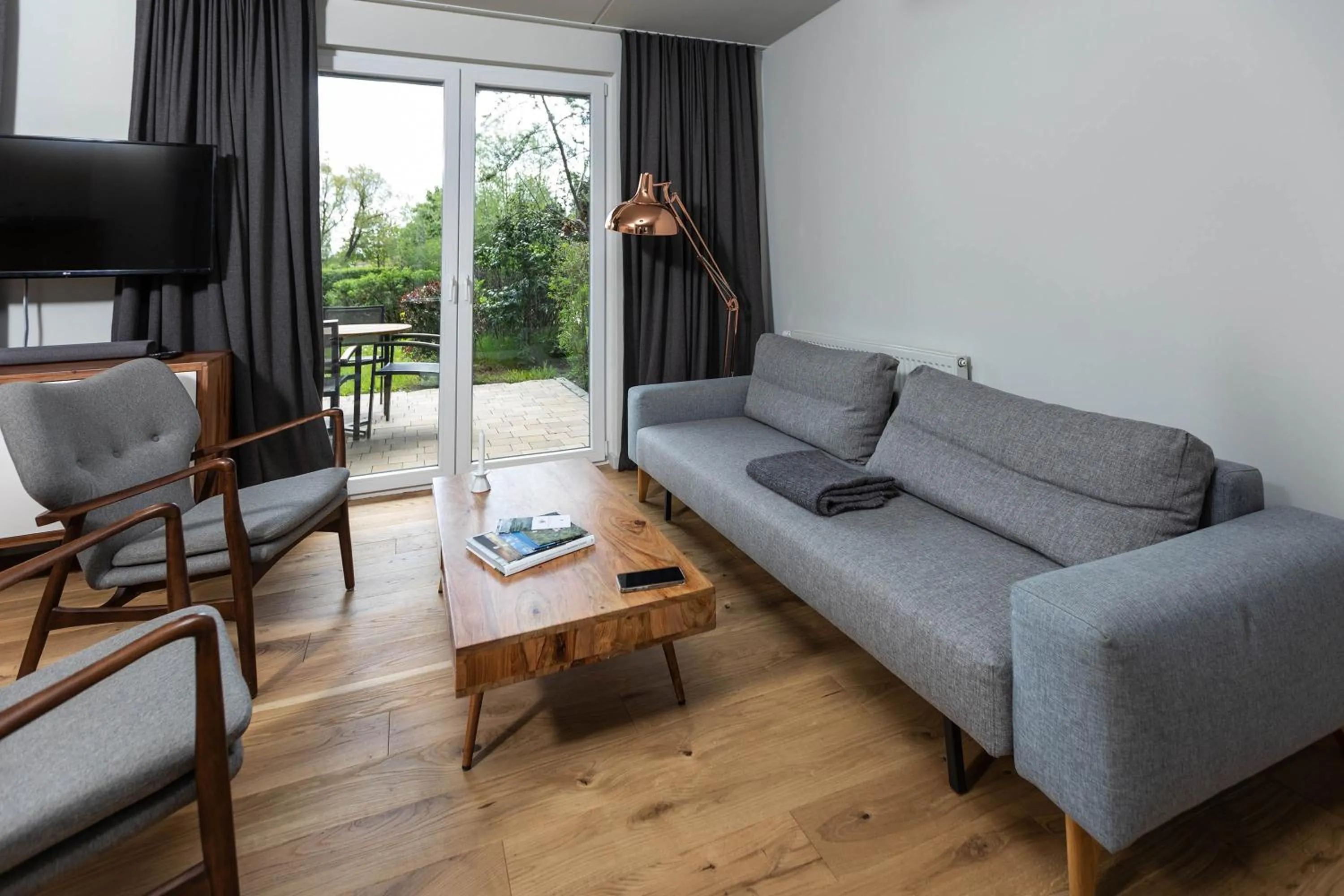 Living room in Im-Jaich Wasserferienwelt