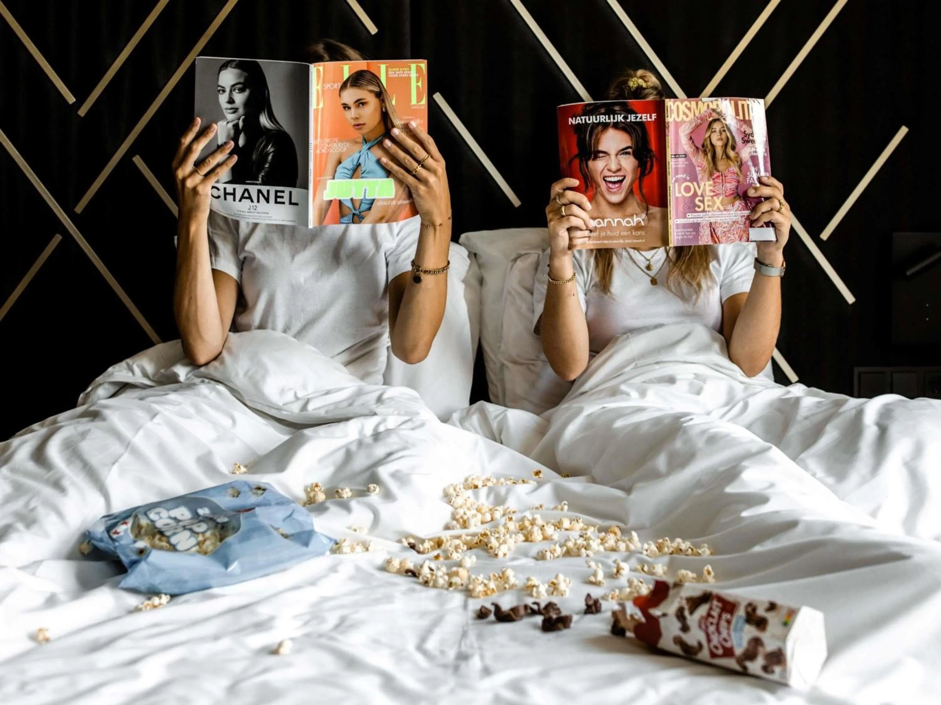Bedroom, Bed in Le Marin Hotel Rotterdam City - Handwritten Collection