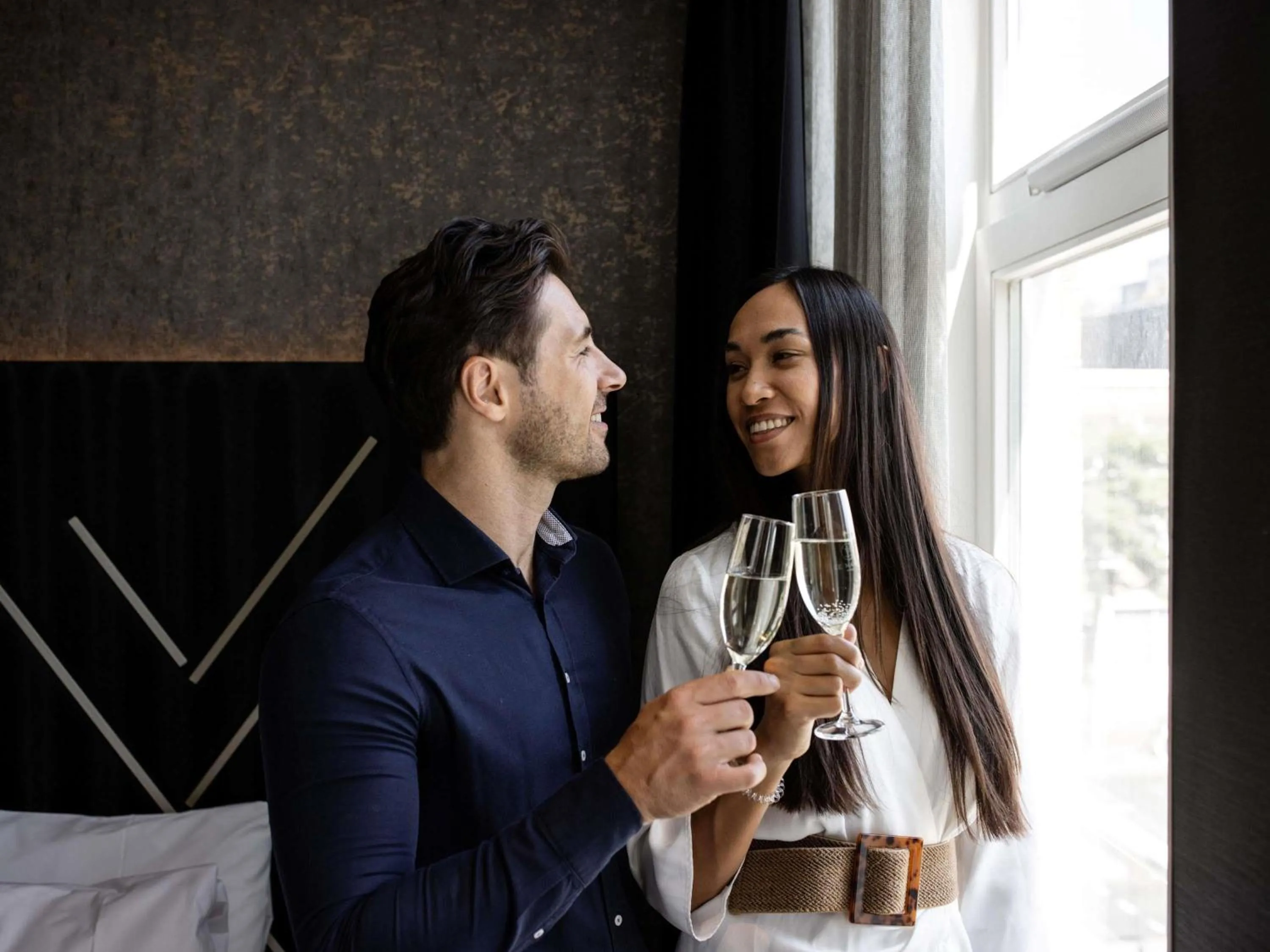 Bedroom in Le Marin Hotel Rotterdam City - Handwritten Collection