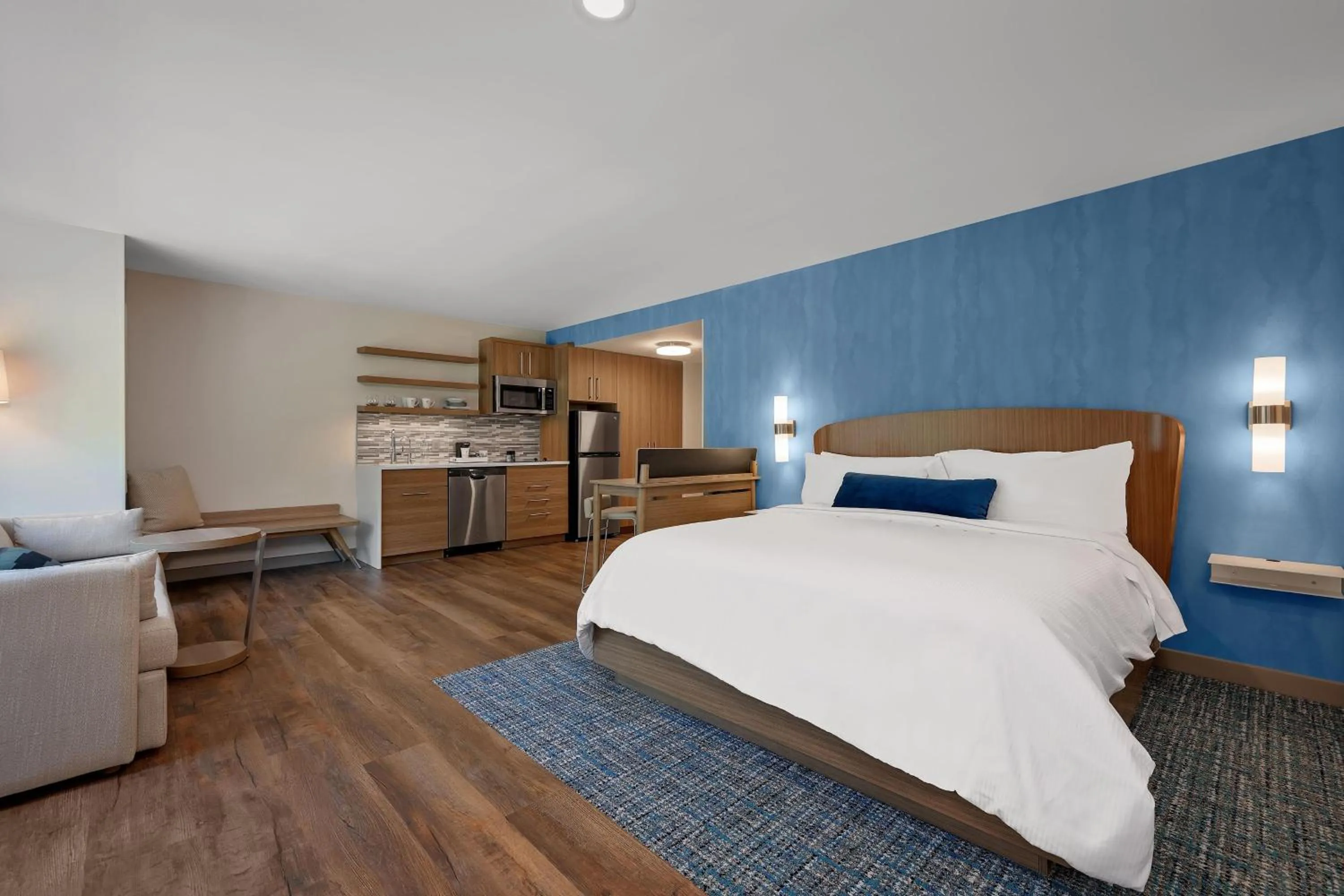 Bedroom, Bed in Element New York Wood Ridge