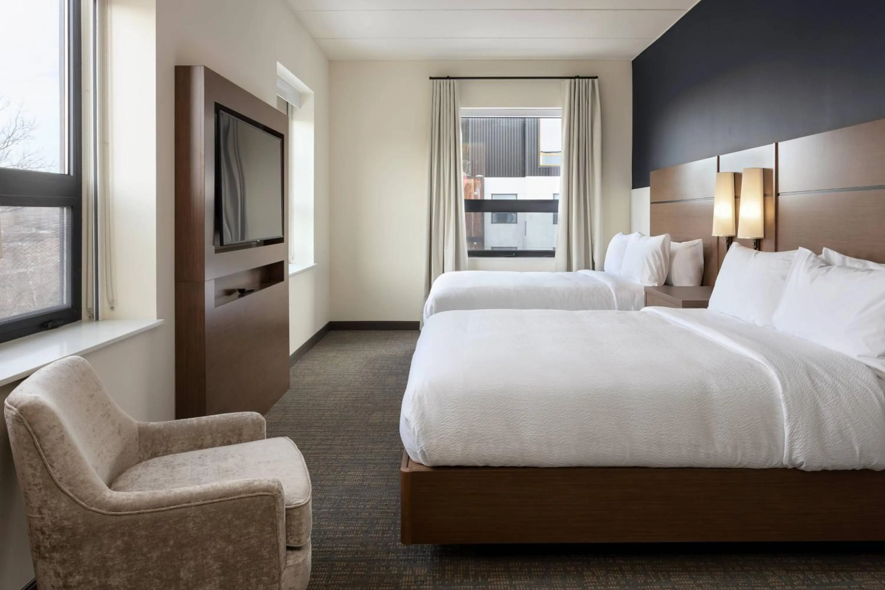 Bedroom, Bed in Residence Inn By Marriott Philadelphia Bala Cynwyd
