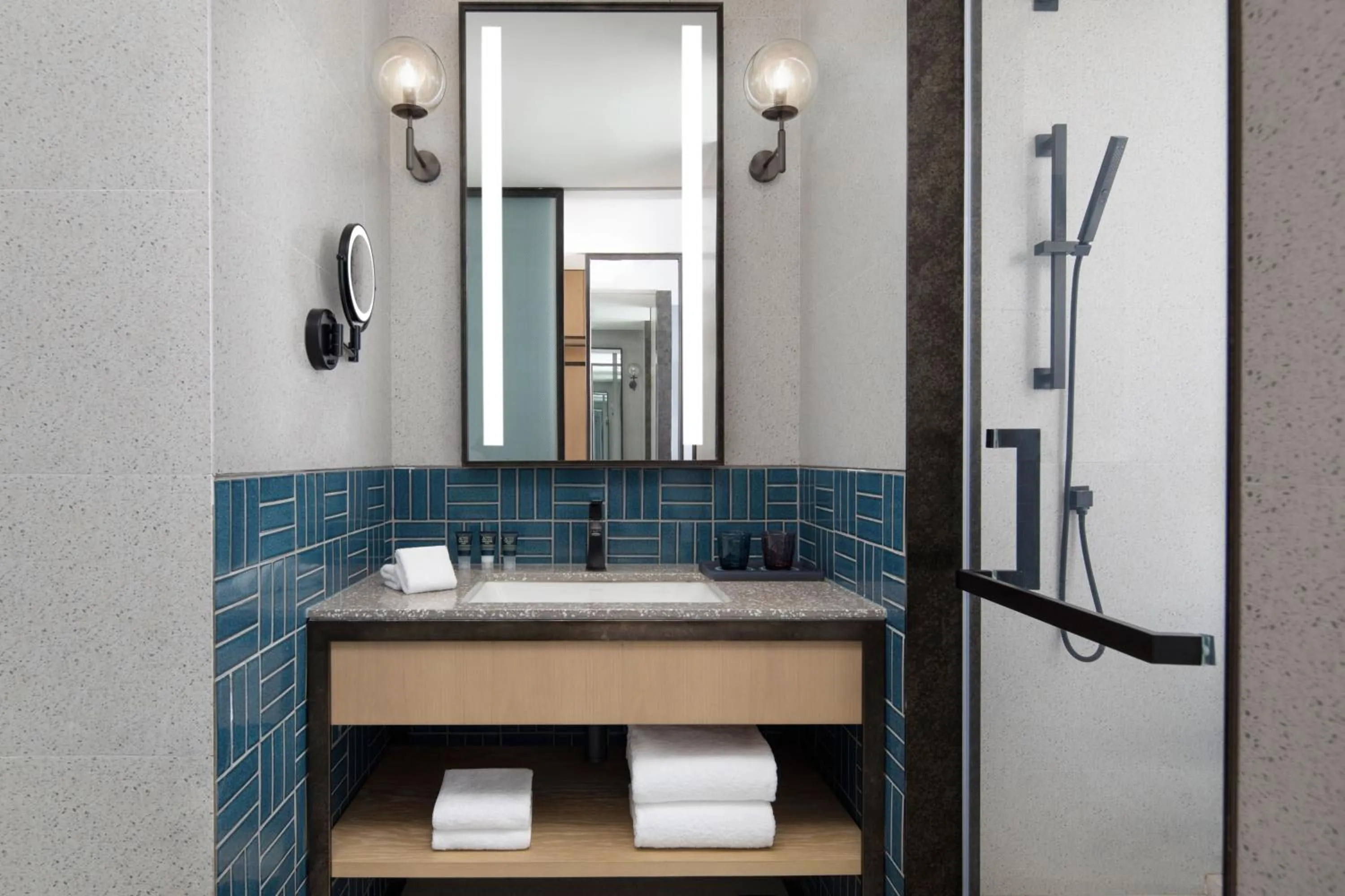 Bathroom in Four Points by Sheraton Shanghai Hongqiao