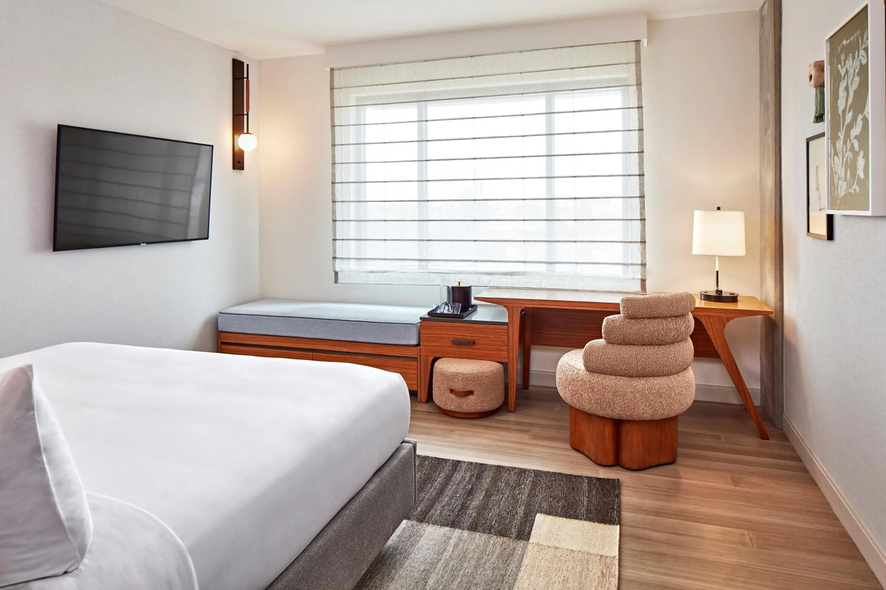 Bedroom, Bed in Hotel Citrine, Palo Alto, a Tribute Portfolio Hotel