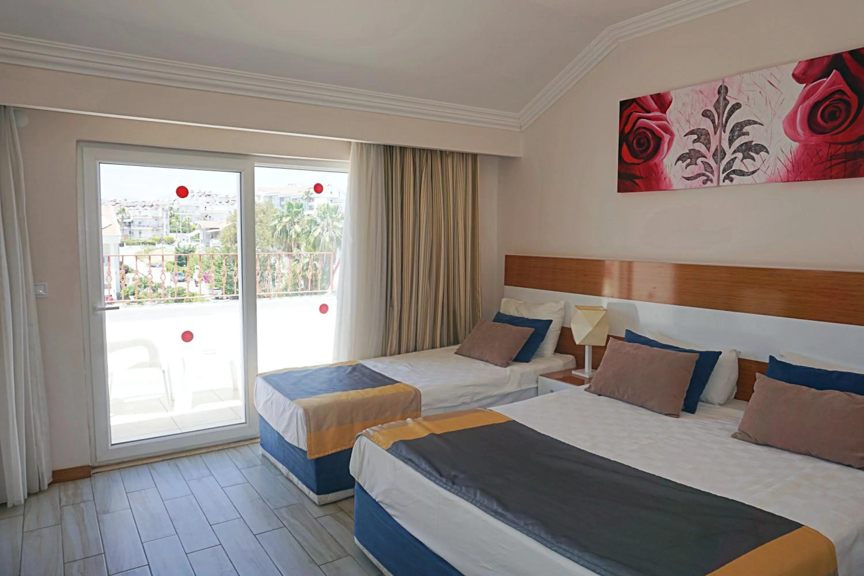 Bed in Side Legend Hotel