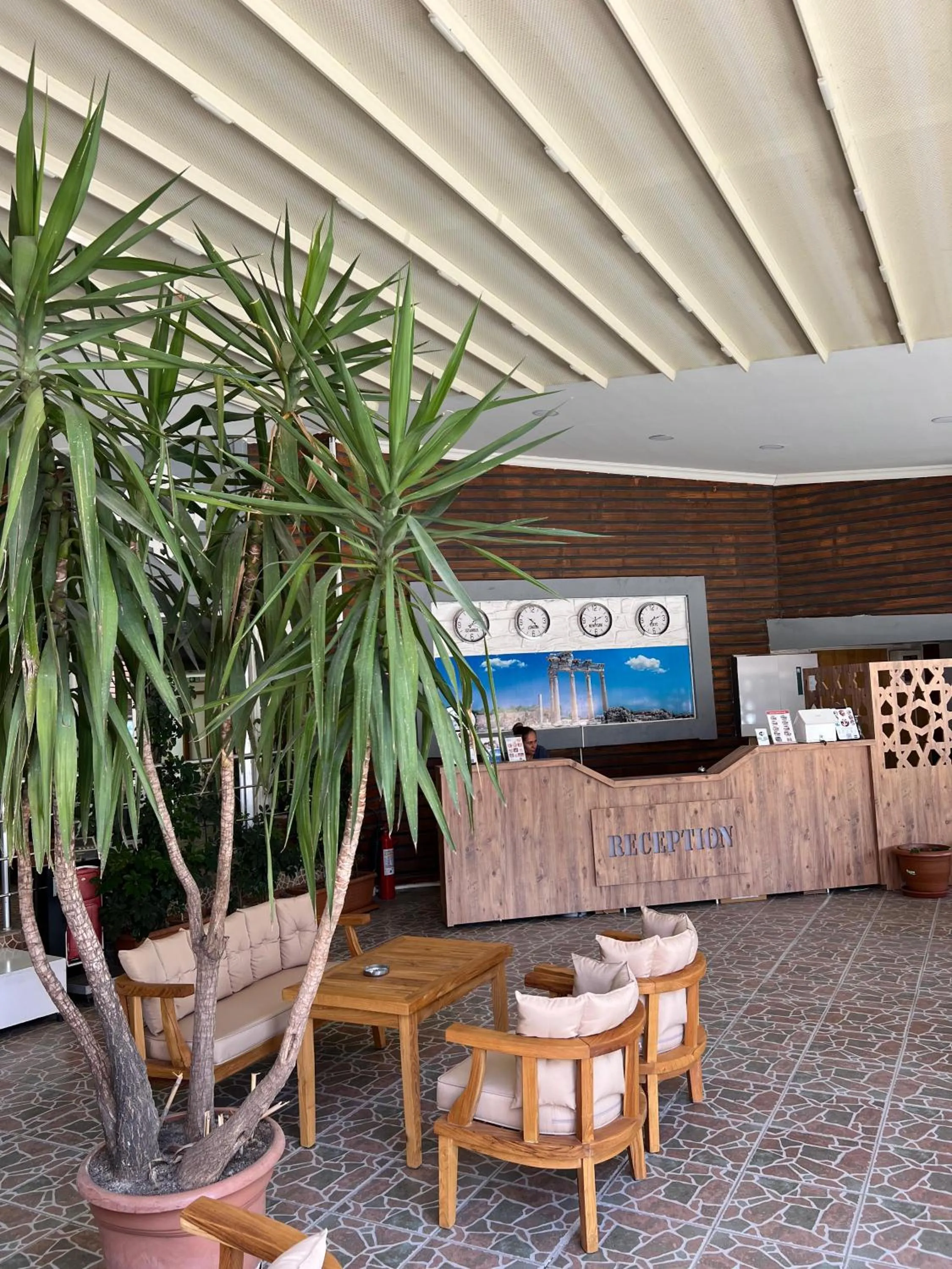 Patio in Side Legend Hotel