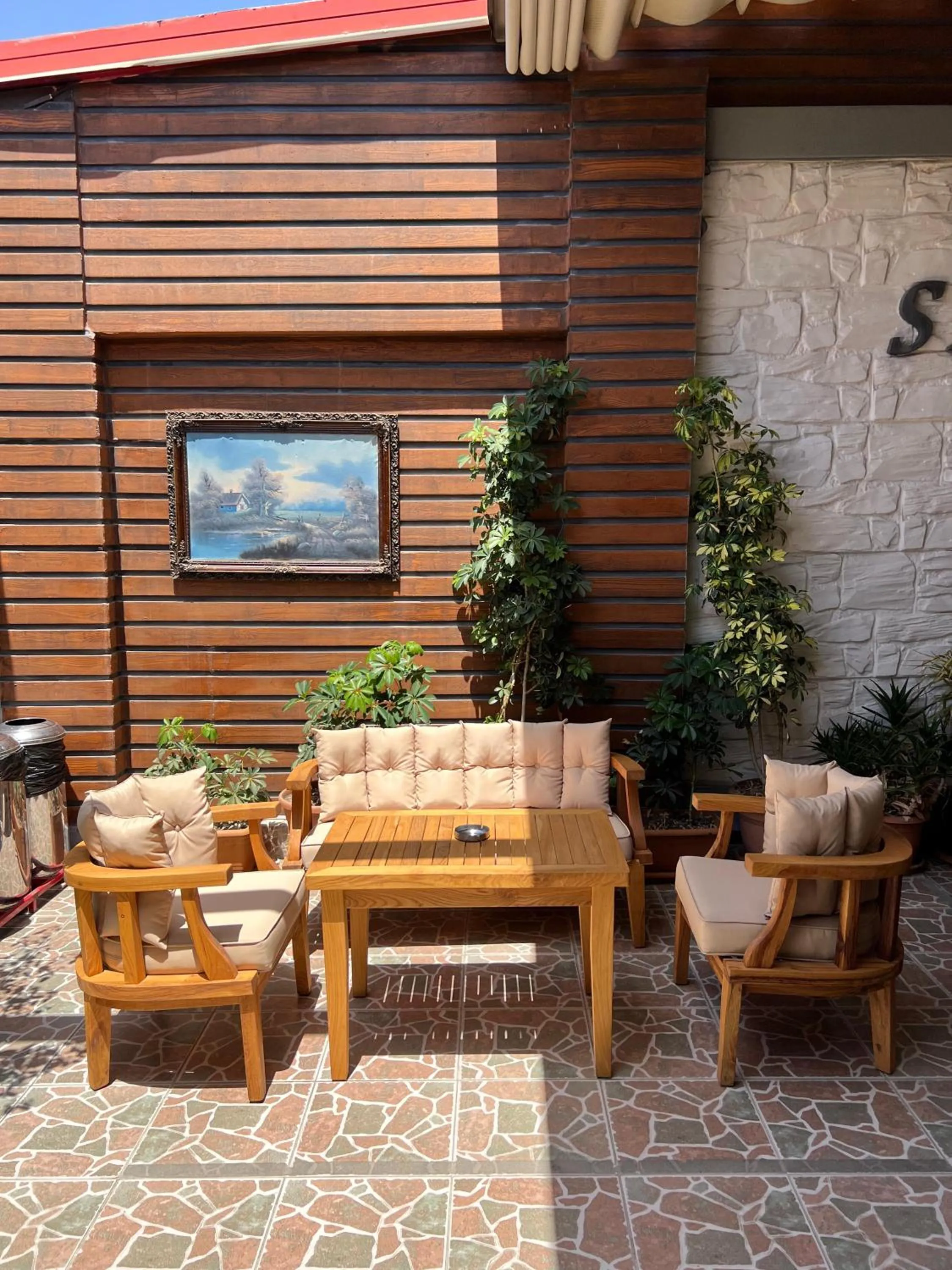 Patio in Side Legend Hotel