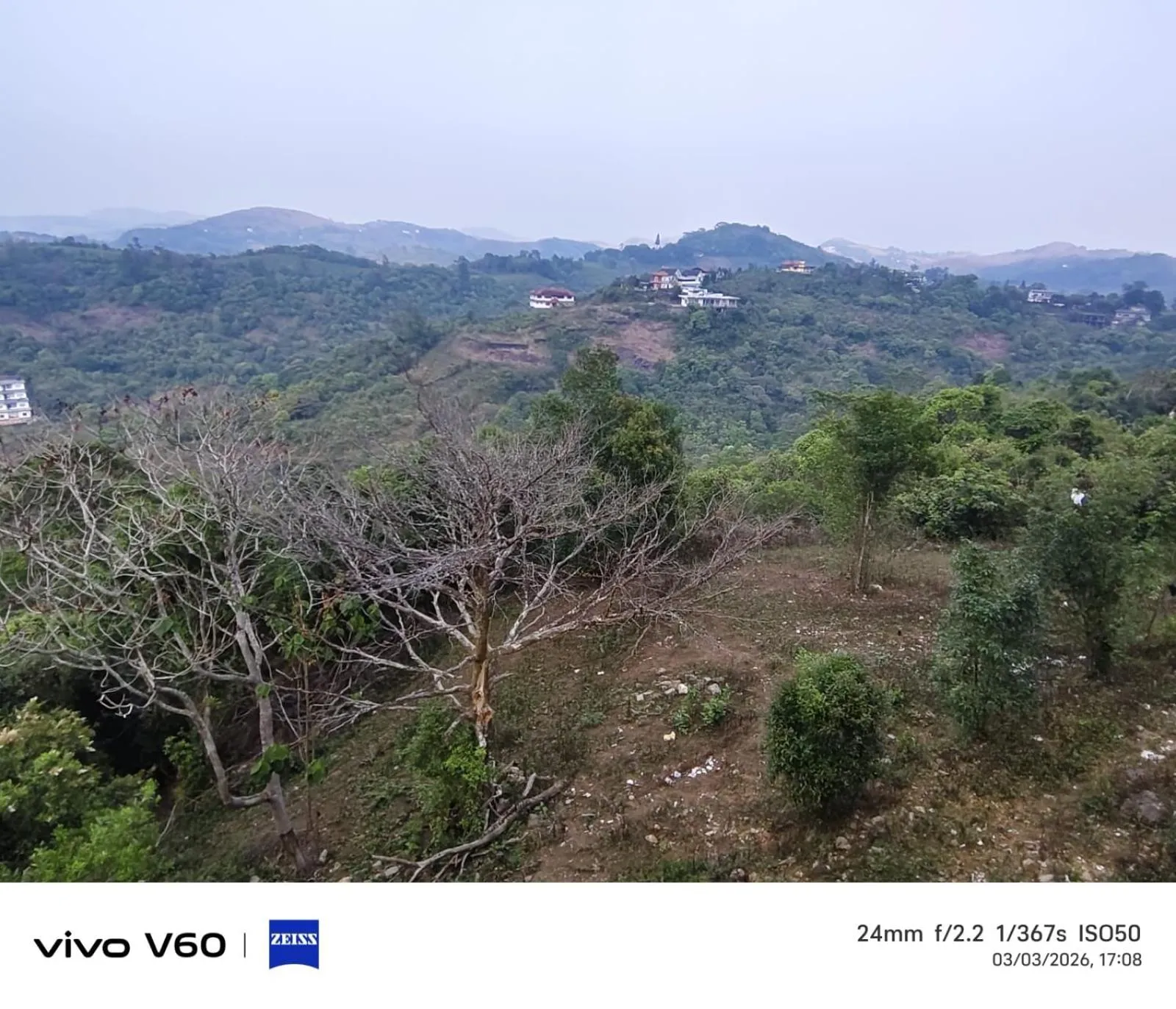 View (from property/room) in Vagamon Hill Chimes