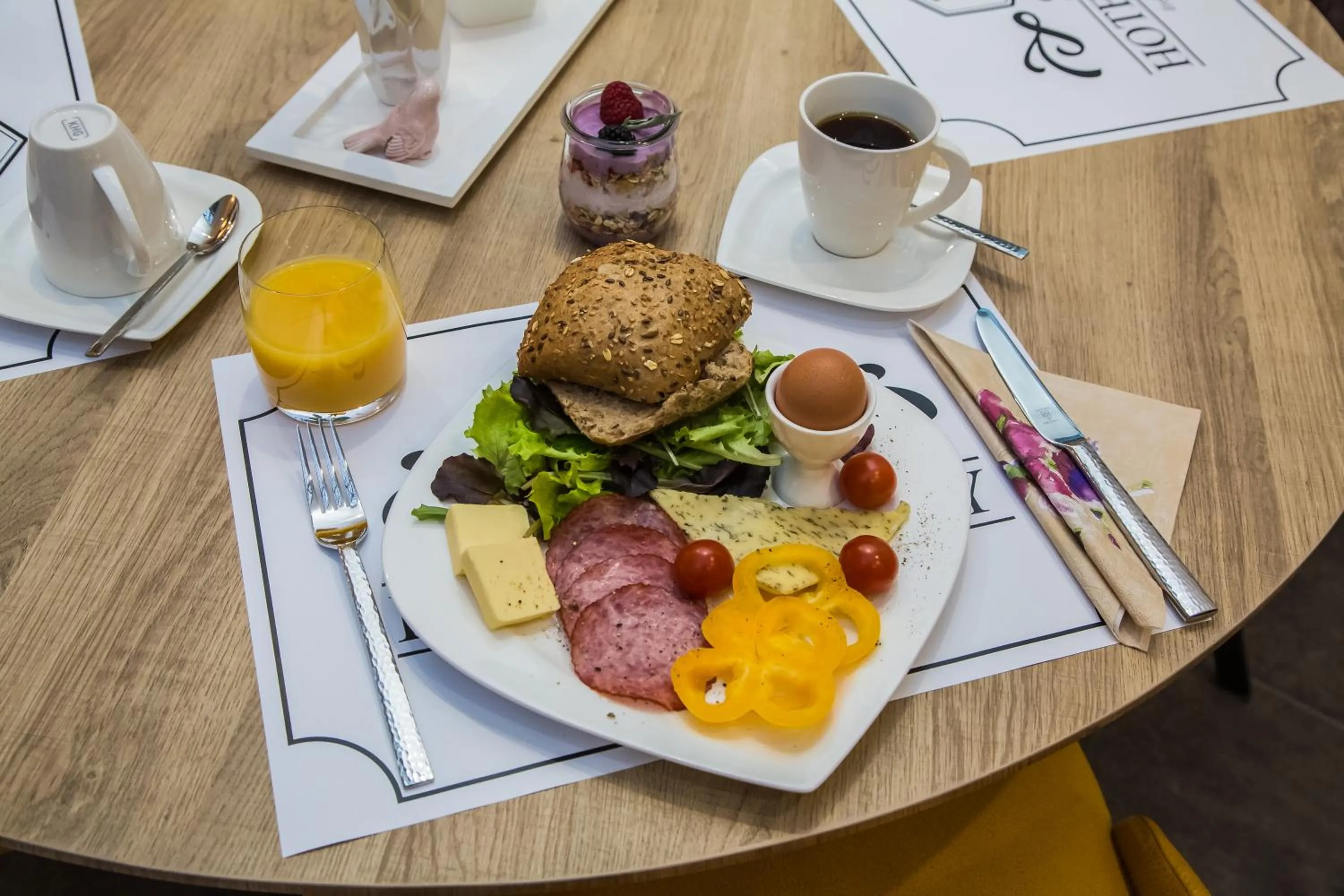 Buffet breakfast in Hotel Tiffany