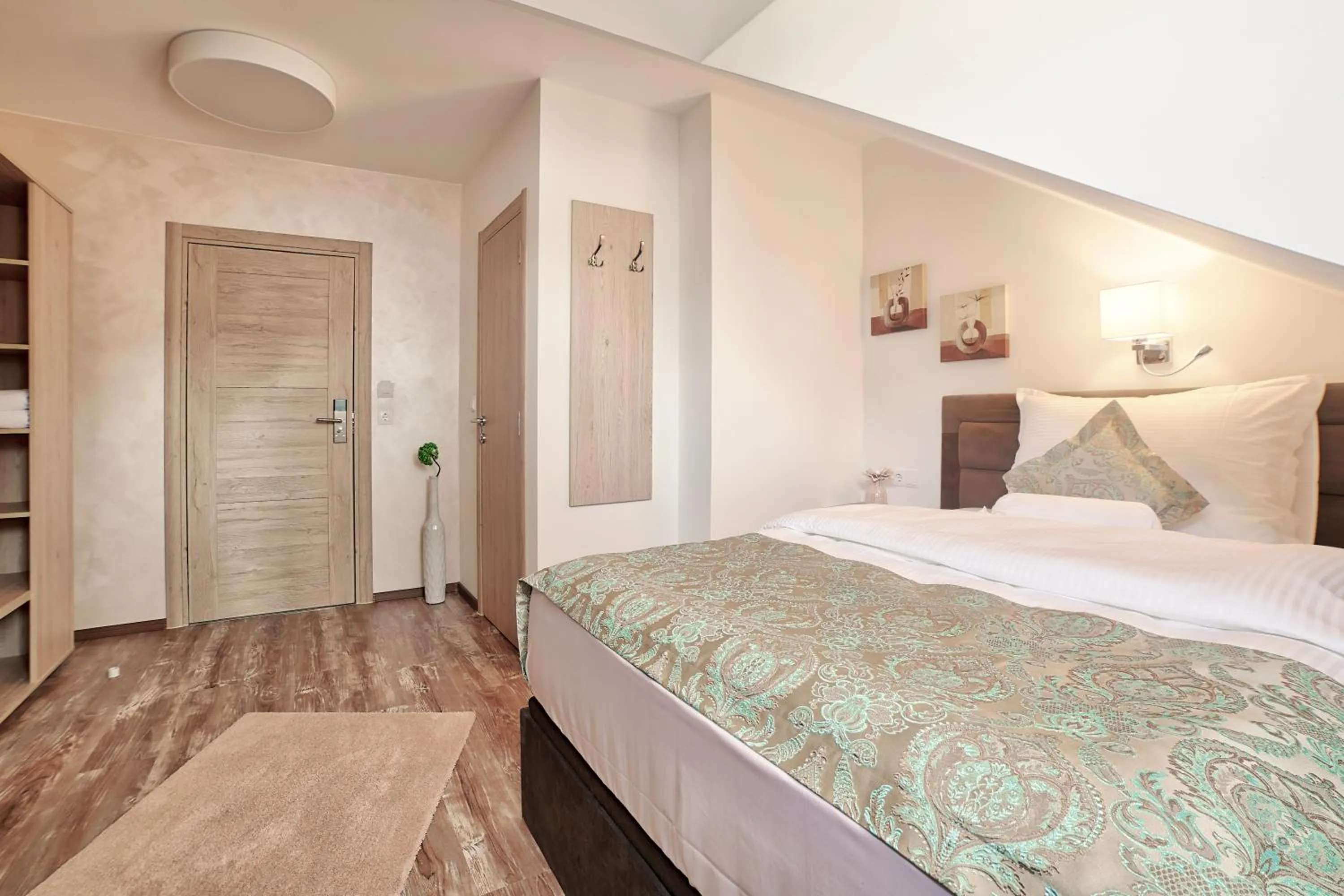 Bed in Hotel Tiffany