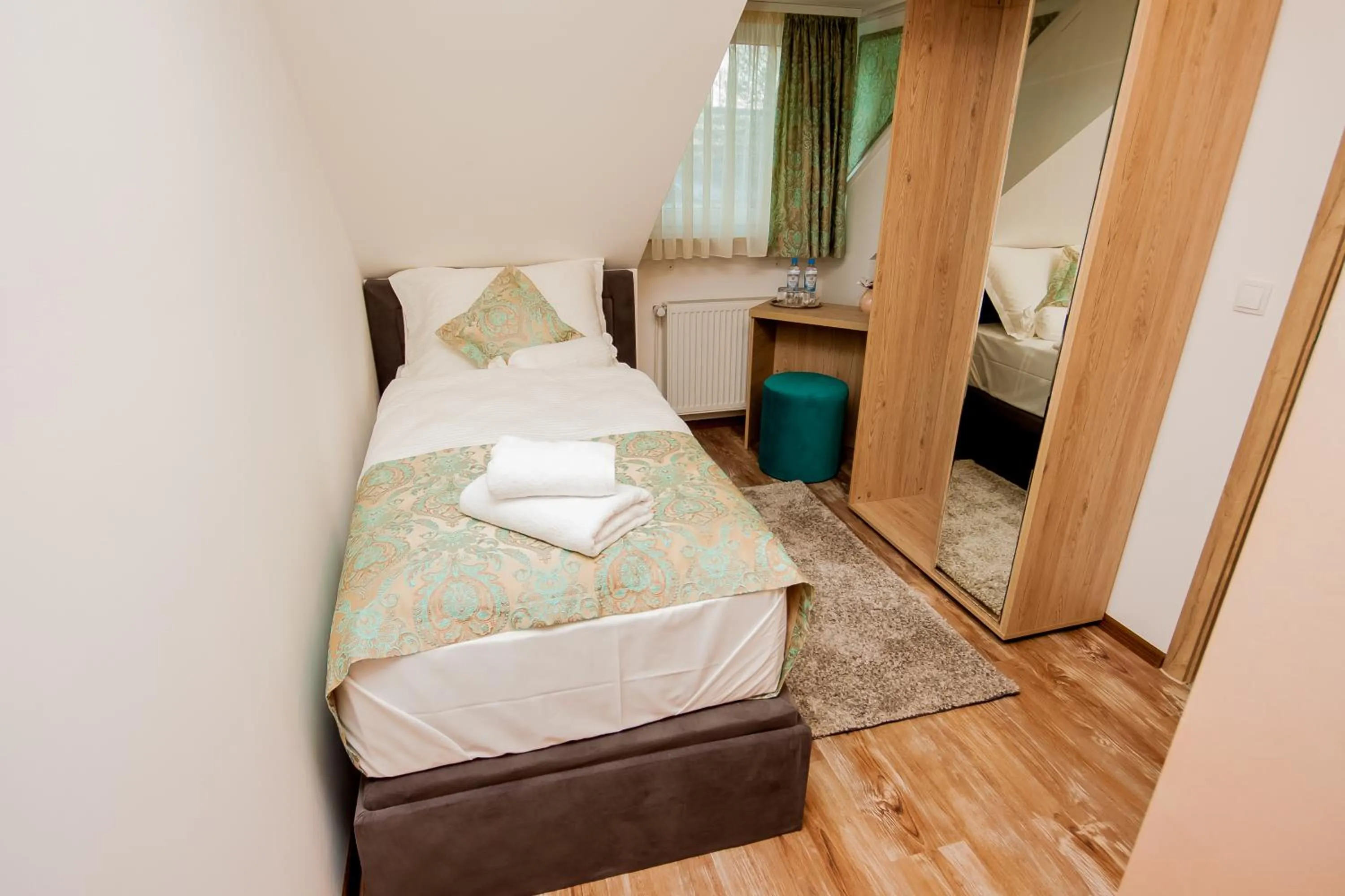 Bed in Hotel Tiffany