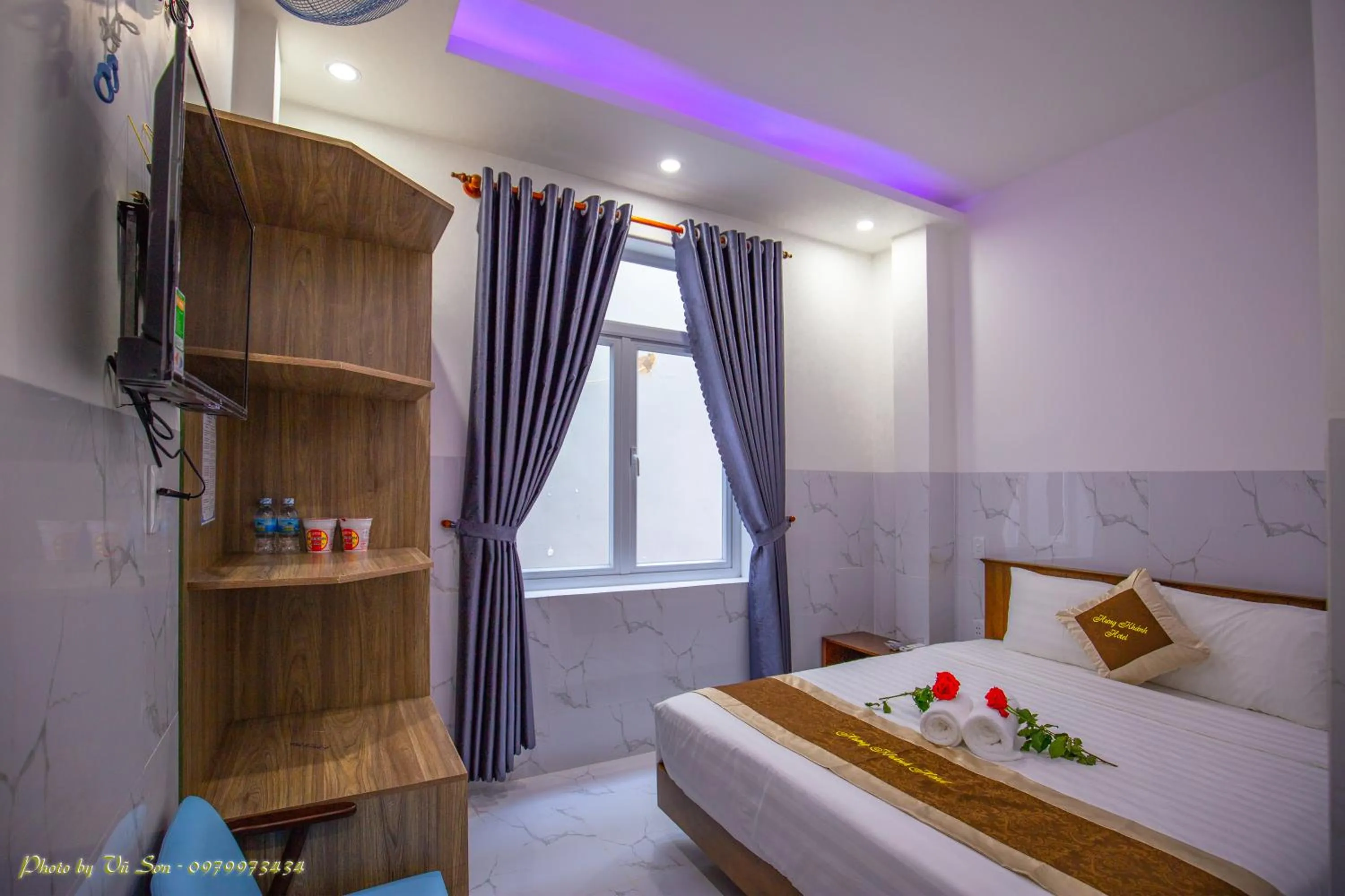 Bed in Hưng Khánh Hotel