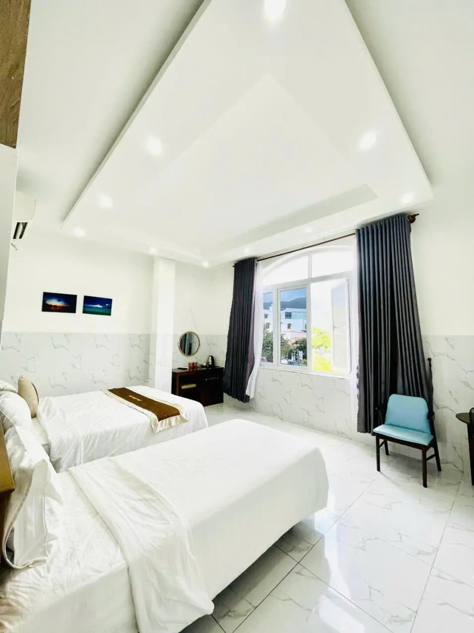 Bed in Hưng Khánh Hotel