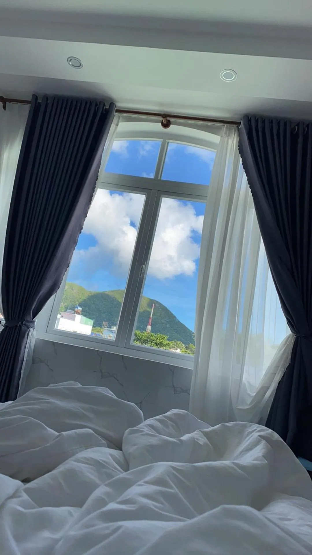 Bed in Hưng Khánh Hotel