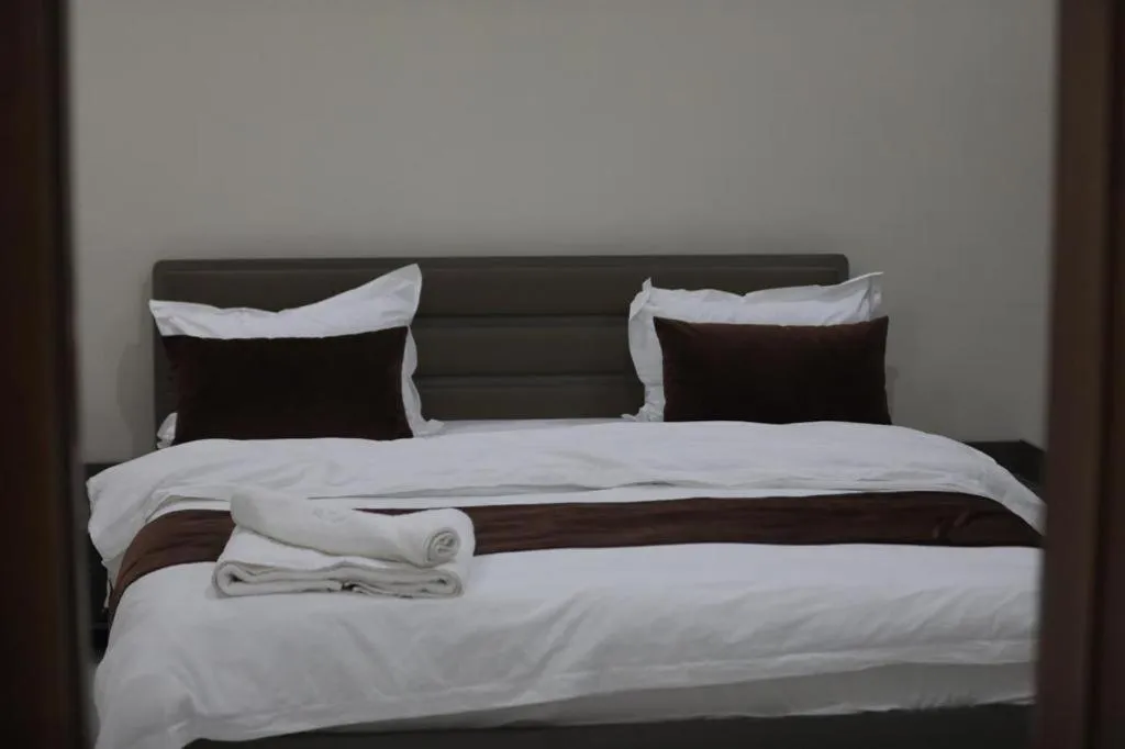 View (from property/room), Bed in Urban Hotel Nouakchott