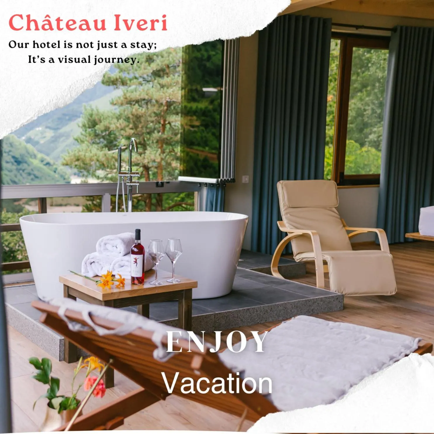 Day in Hotel Chateau Iveri