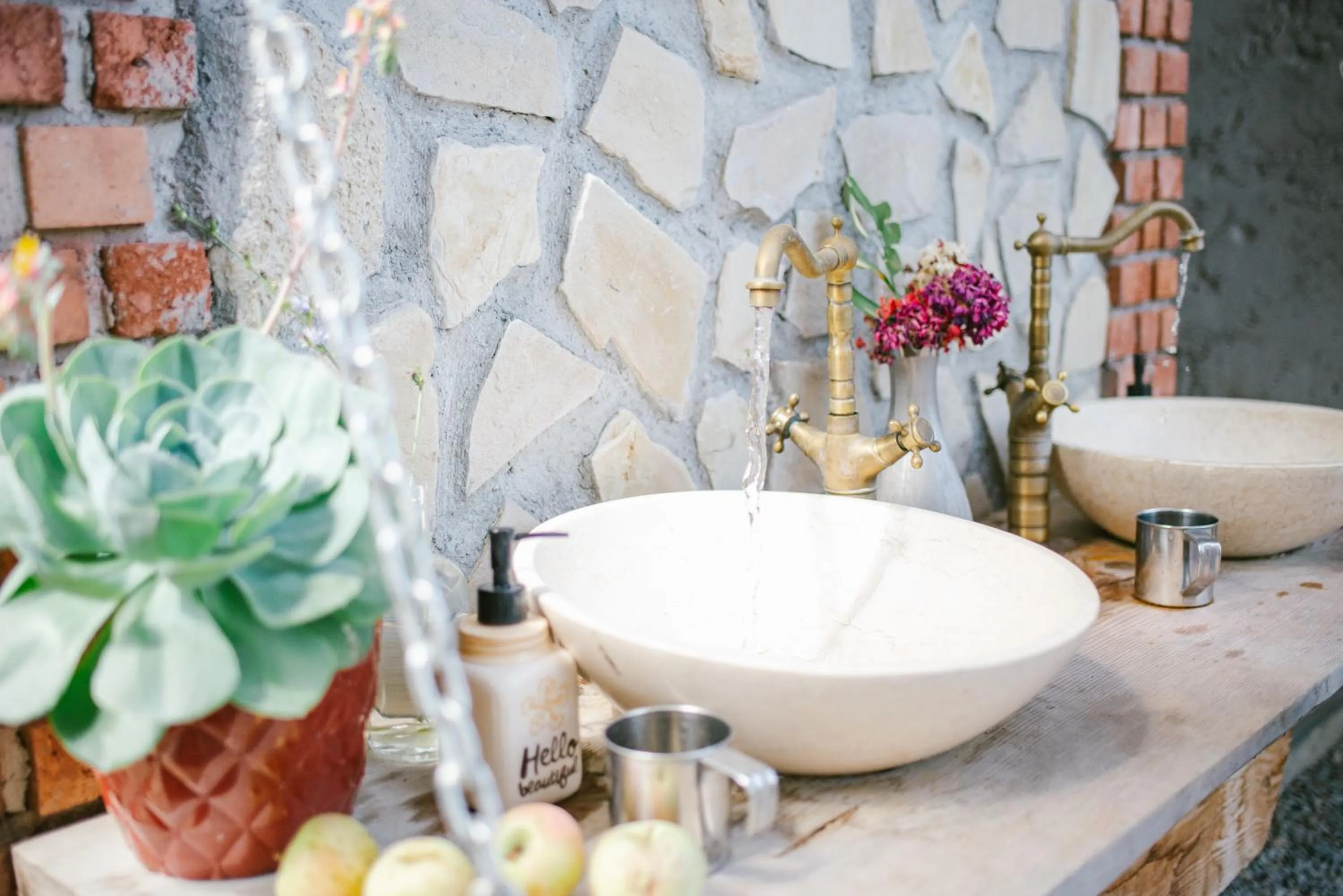 Garden in Hotel Chateau Iveri