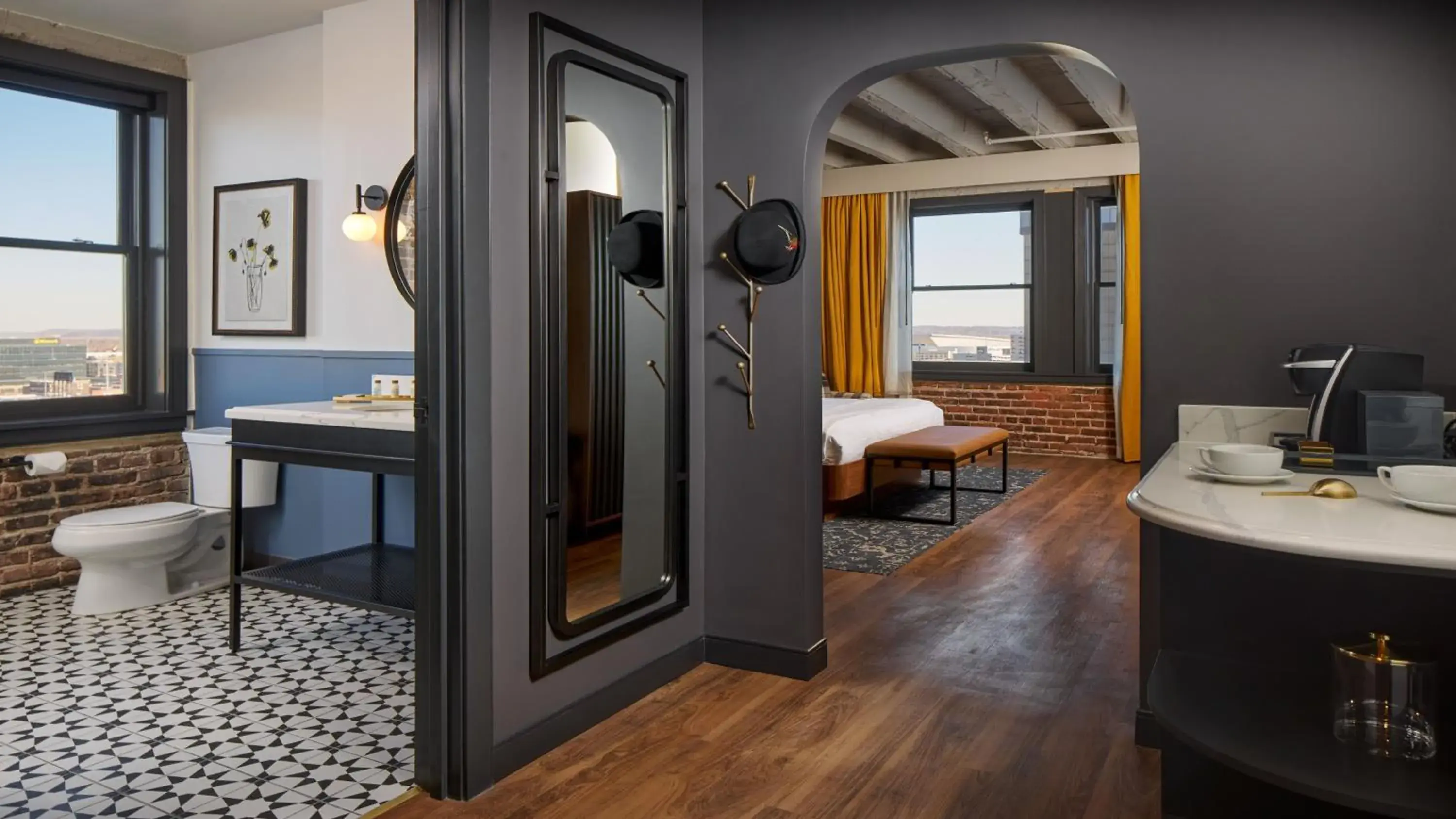 Bed in Hotel Indigo - Omaha Downtown by IHG Bed in Hotel Indigo - Omaha Downtown by IHG