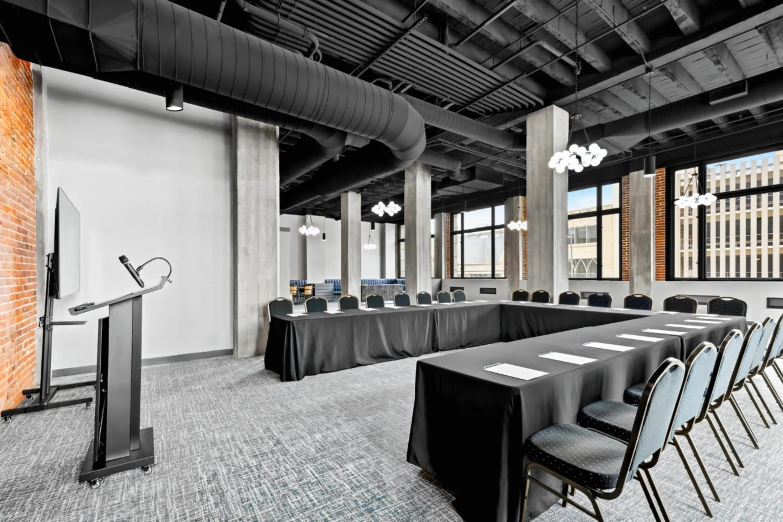 Meeting/conference room in Hotel Indigo - Omaha Downtown by IHG